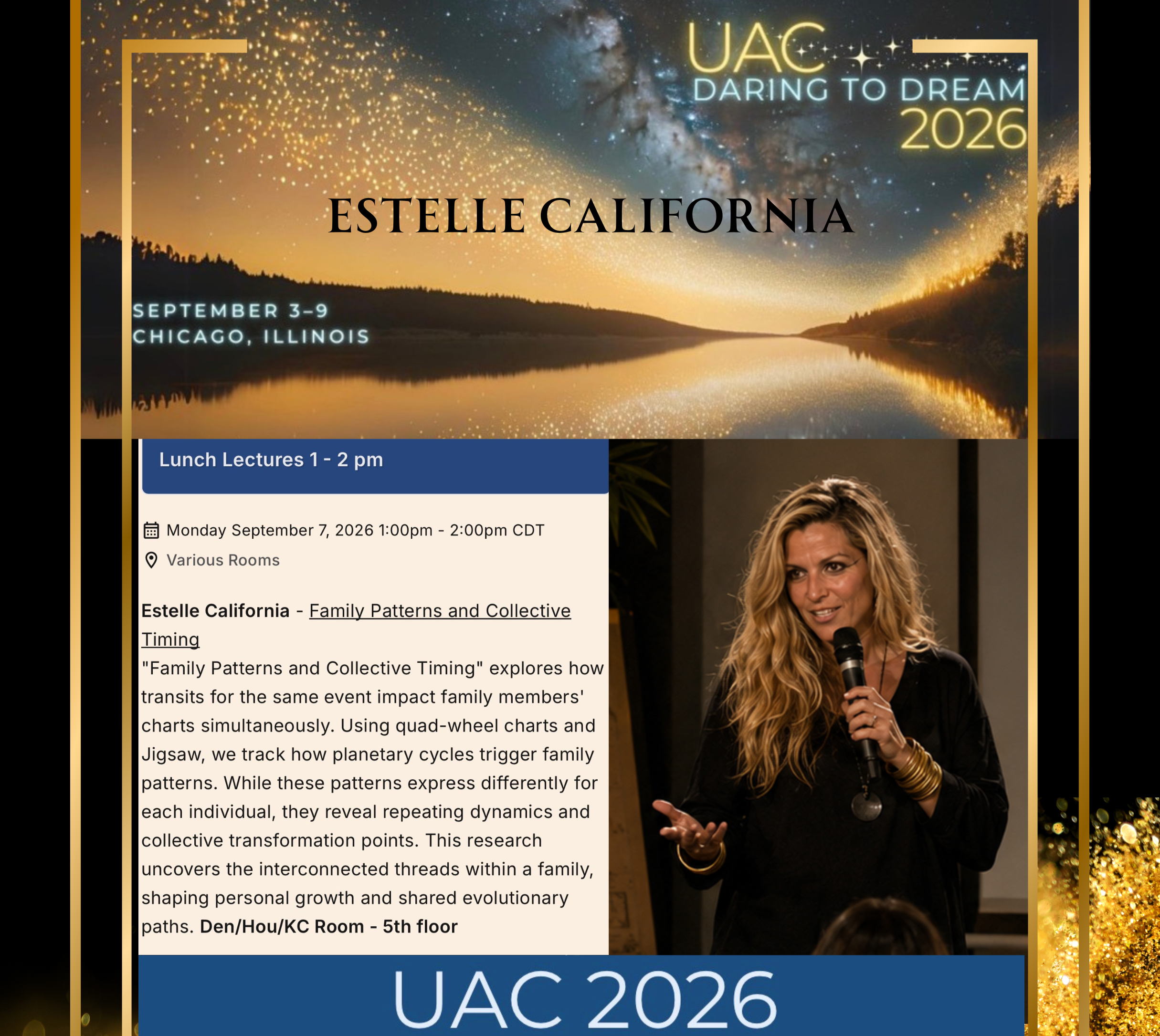 United Astrology Conference- Family patterns & Collective timing