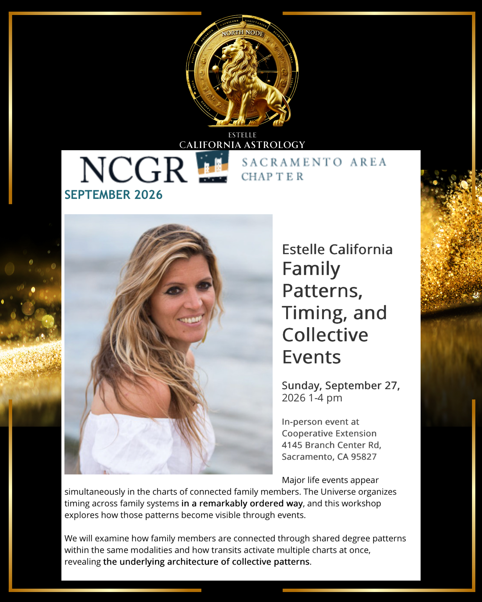 NCGR Sacramento- in Person Workshop- Family Patterns & Collective Events