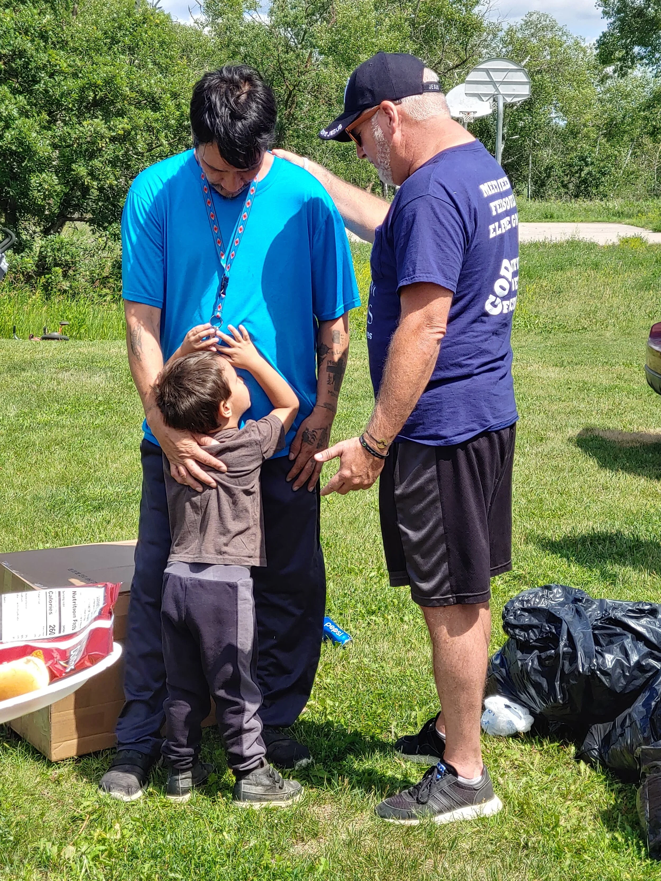 July 9, 2020  Outreach at Turtle Mountain in Dunseith, North Dakota