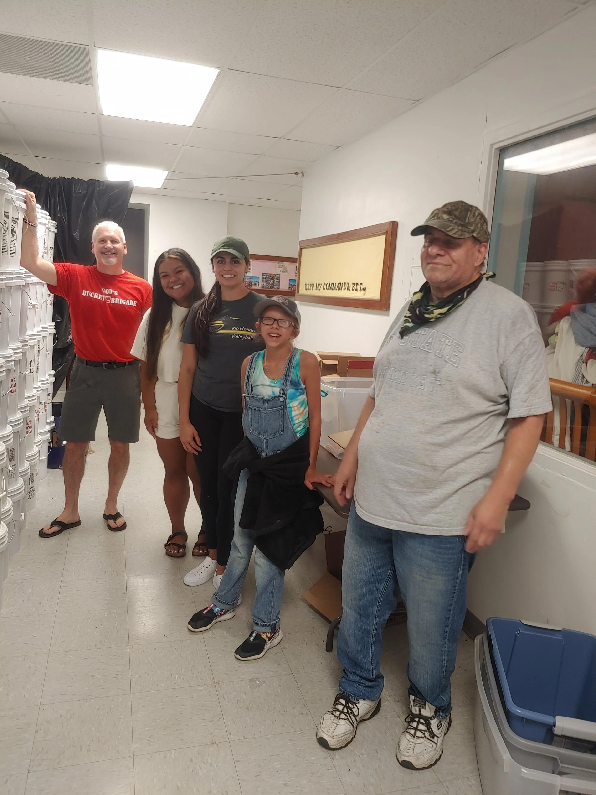 North Dakota Bucket build with Young Life