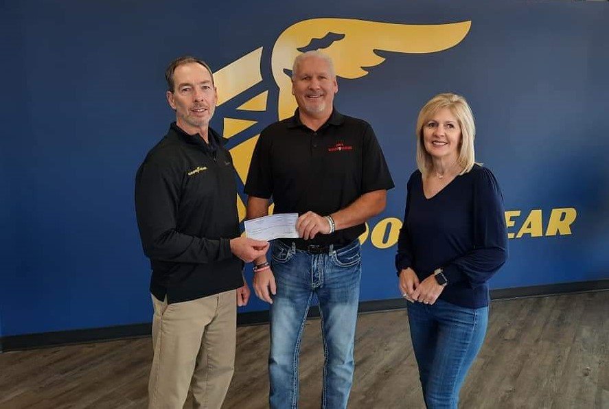 Support from Midwest Auto Clinic and Goodyear