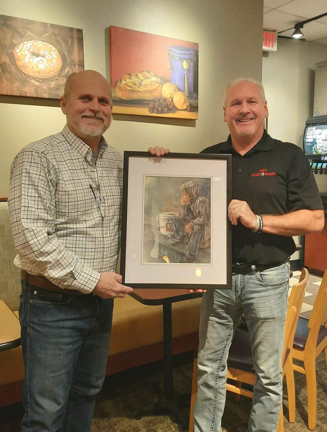 Wonderful gift from local artist