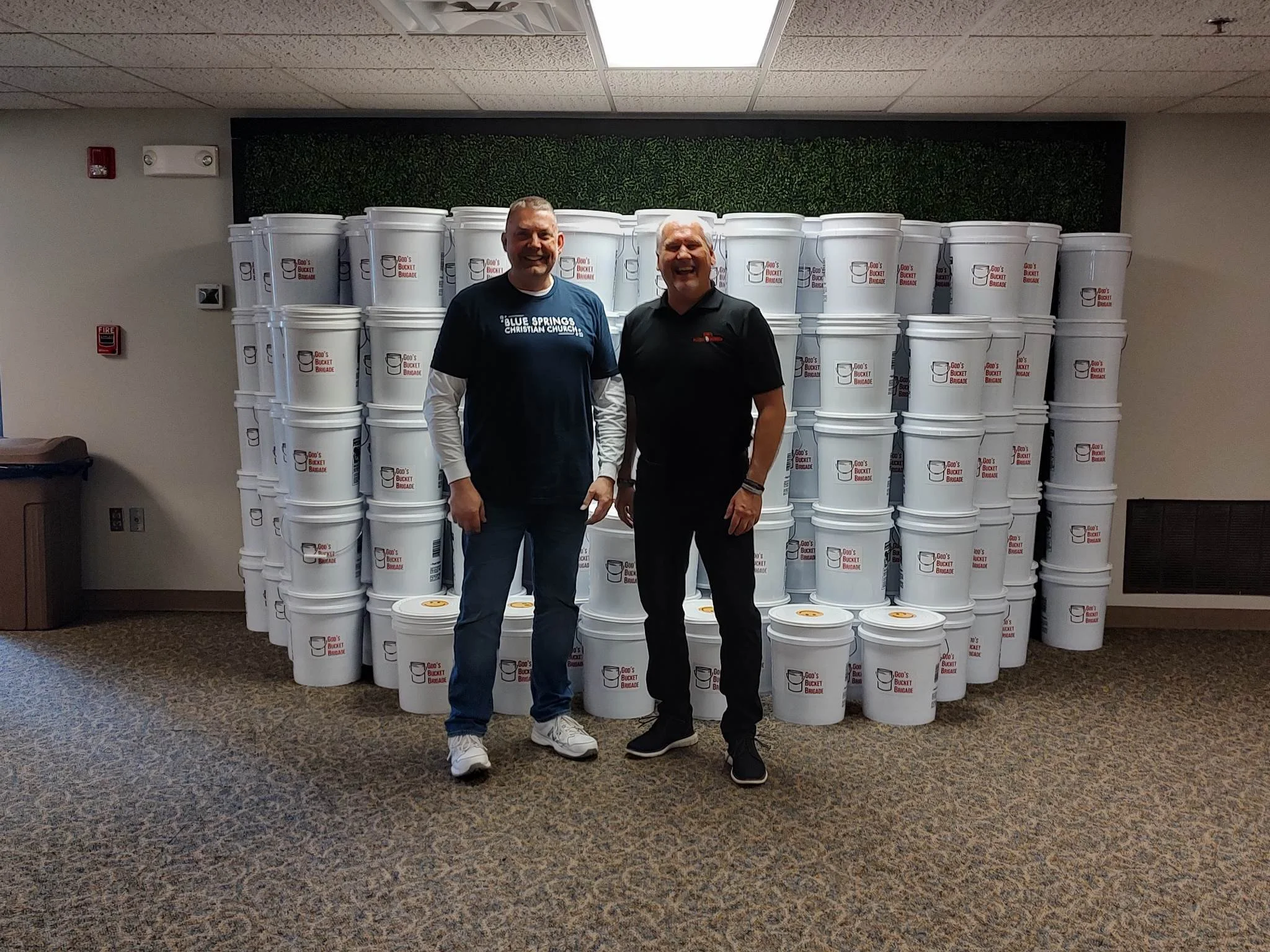 Blue Springs Christian Church Bucket Build