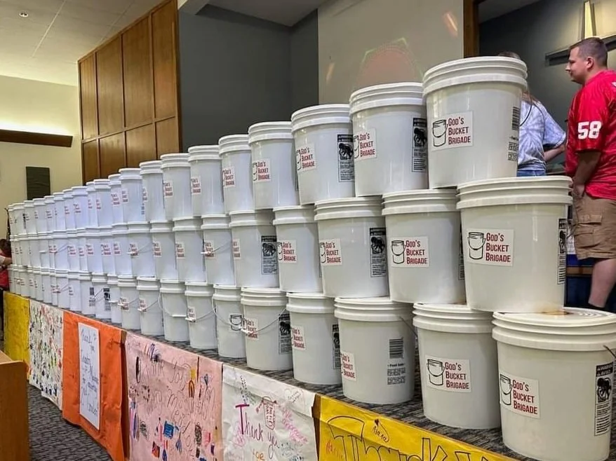 Country Meadows Baptist Church Bucket Build