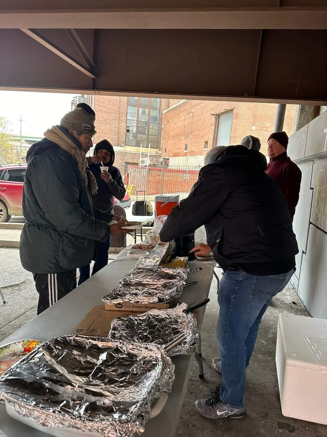 Thanksgiving Meal Served