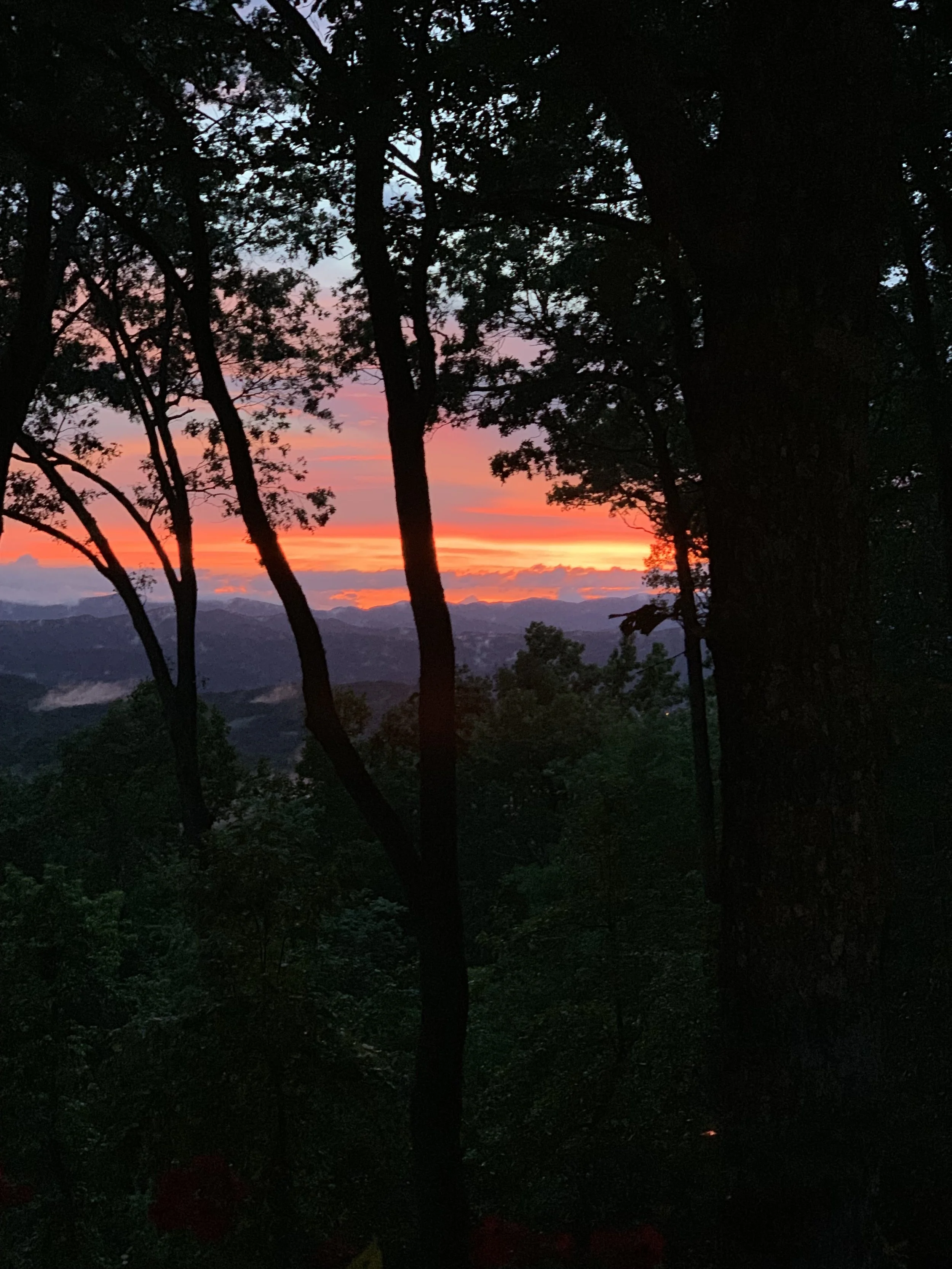 Sunset in the Mountains