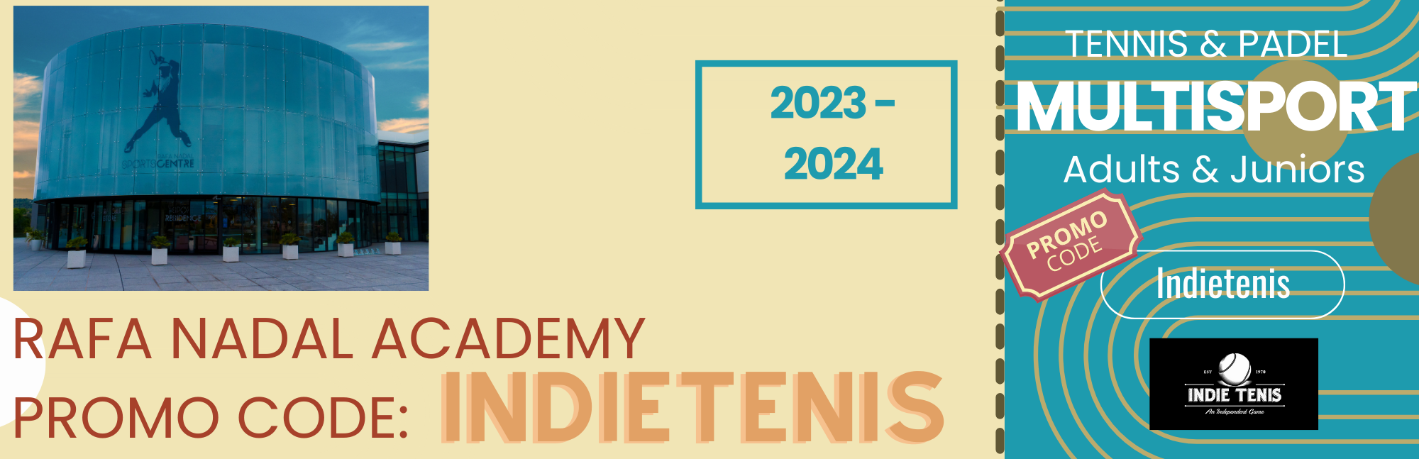 The best way to start 2023? Come and - Rafa Nadal Academy