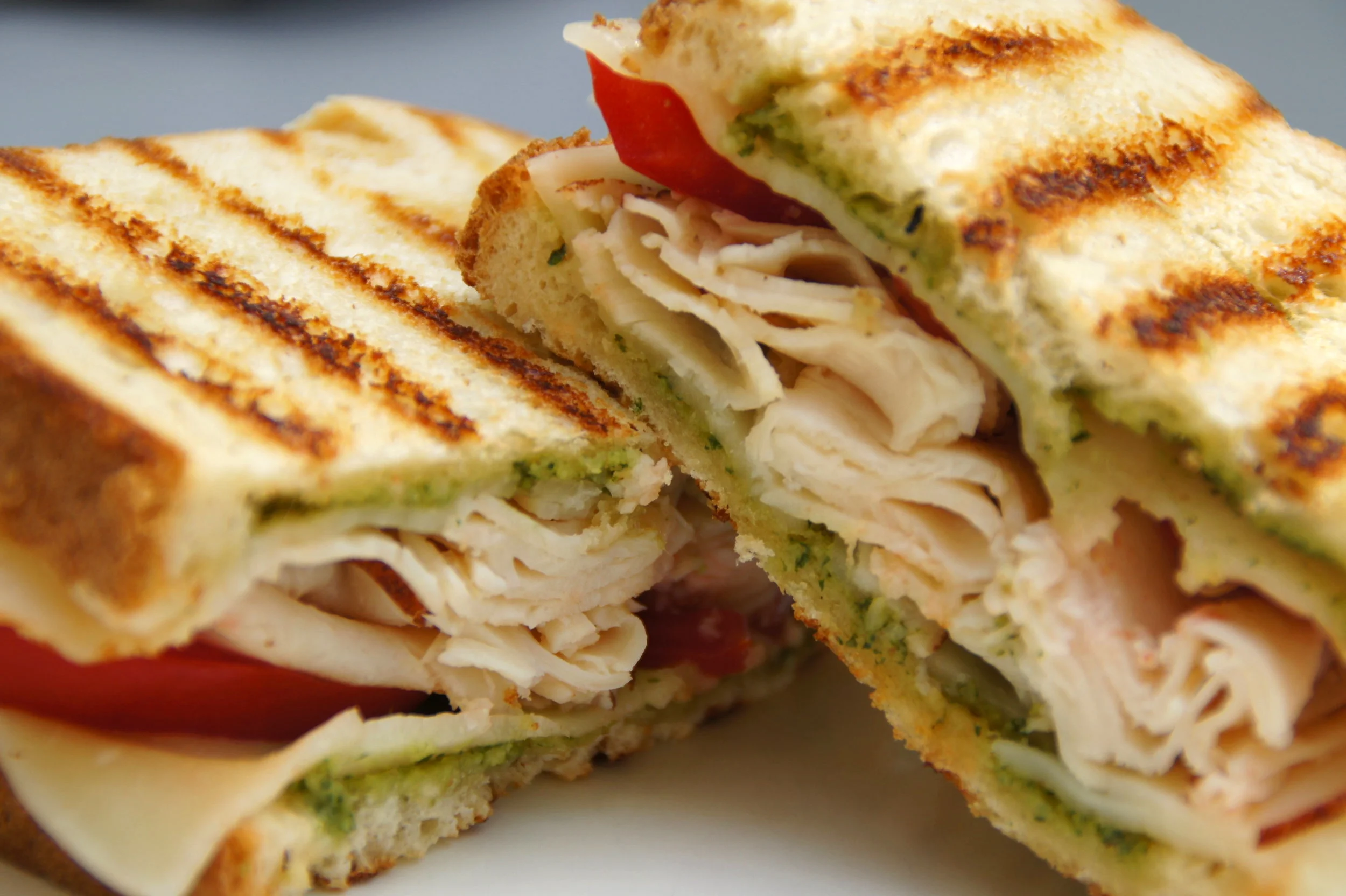 Turkey Pesto Panini — Land of 10,000 Recipes