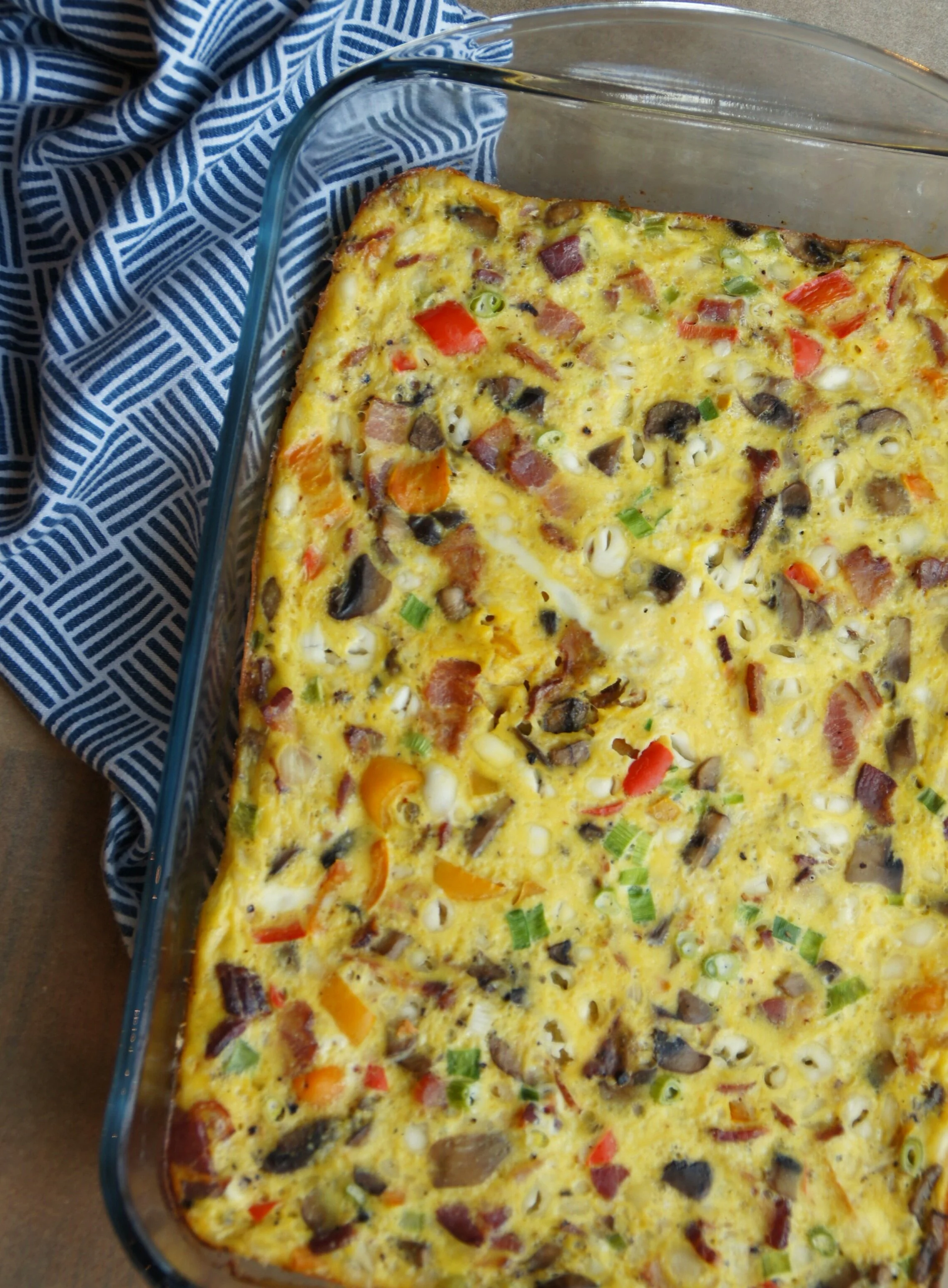 Cottage Cheese & Veggie Egg Bake — Land of 10,000 Recipes