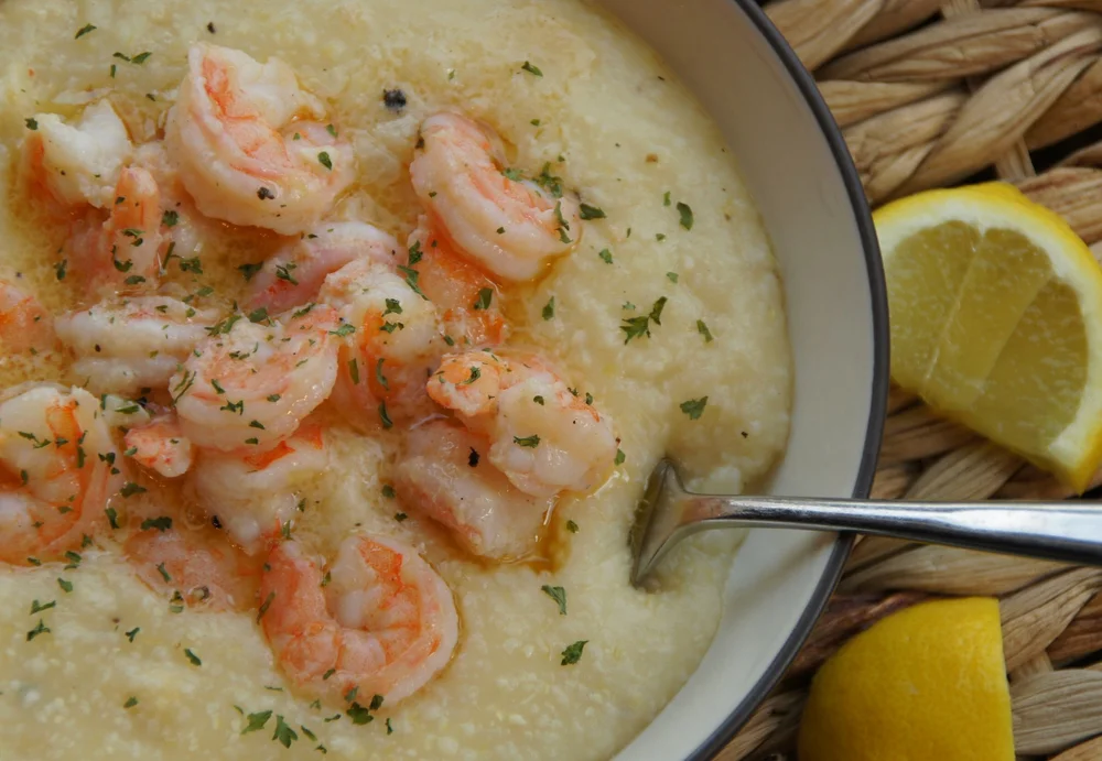 Lemon Garlic Shrimp Grits Land Of 10 000 Recipes