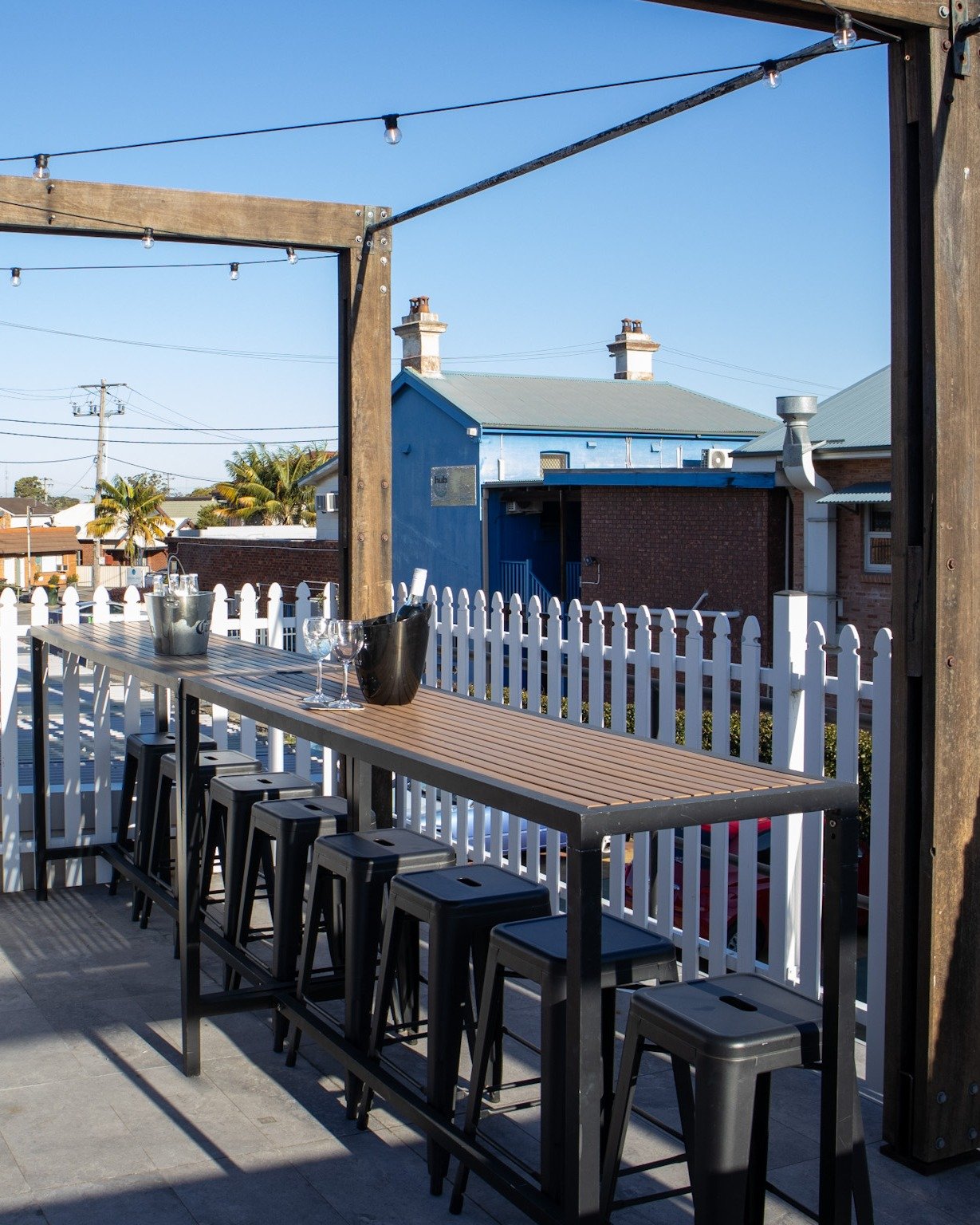 One of the standout features of our function space at Mayfield Hotel is the private rooftop &mdash; a space that completely changes the feel of your event 🌿🍸

From relaxed daytime celebrations ☀️ to sunset drinks 🌅 and evening events ✨, the roofto