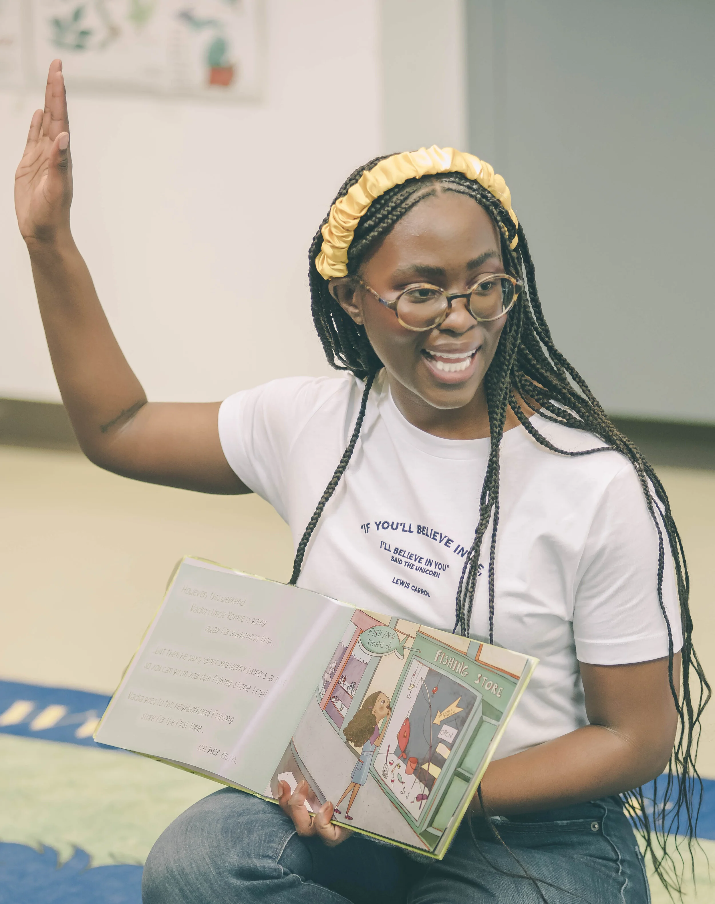 Virtual Book Reading #1: Nadia Goes To The Great Fishing Hole 