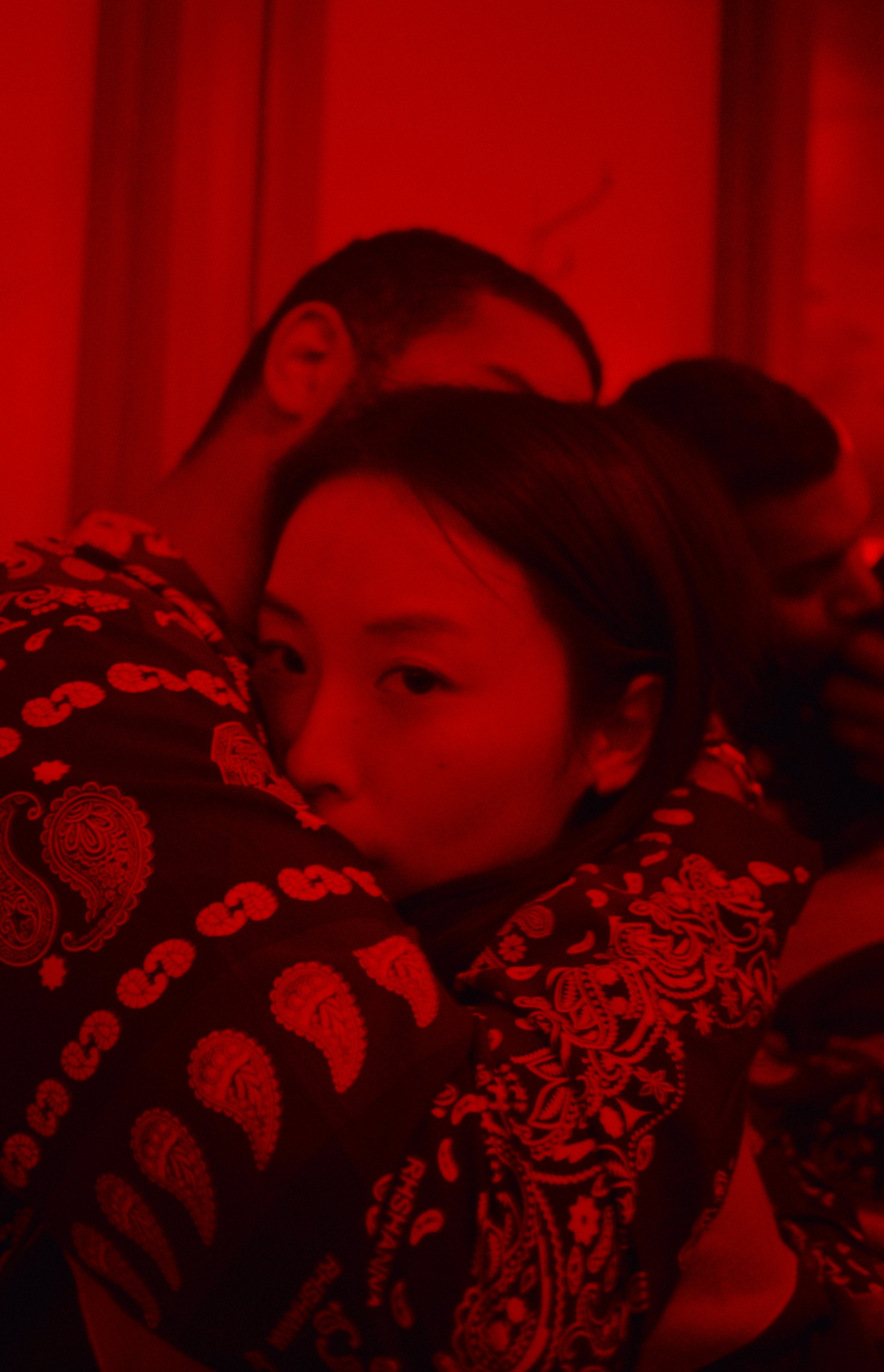 malcolm and yumi (red embrace), 2020