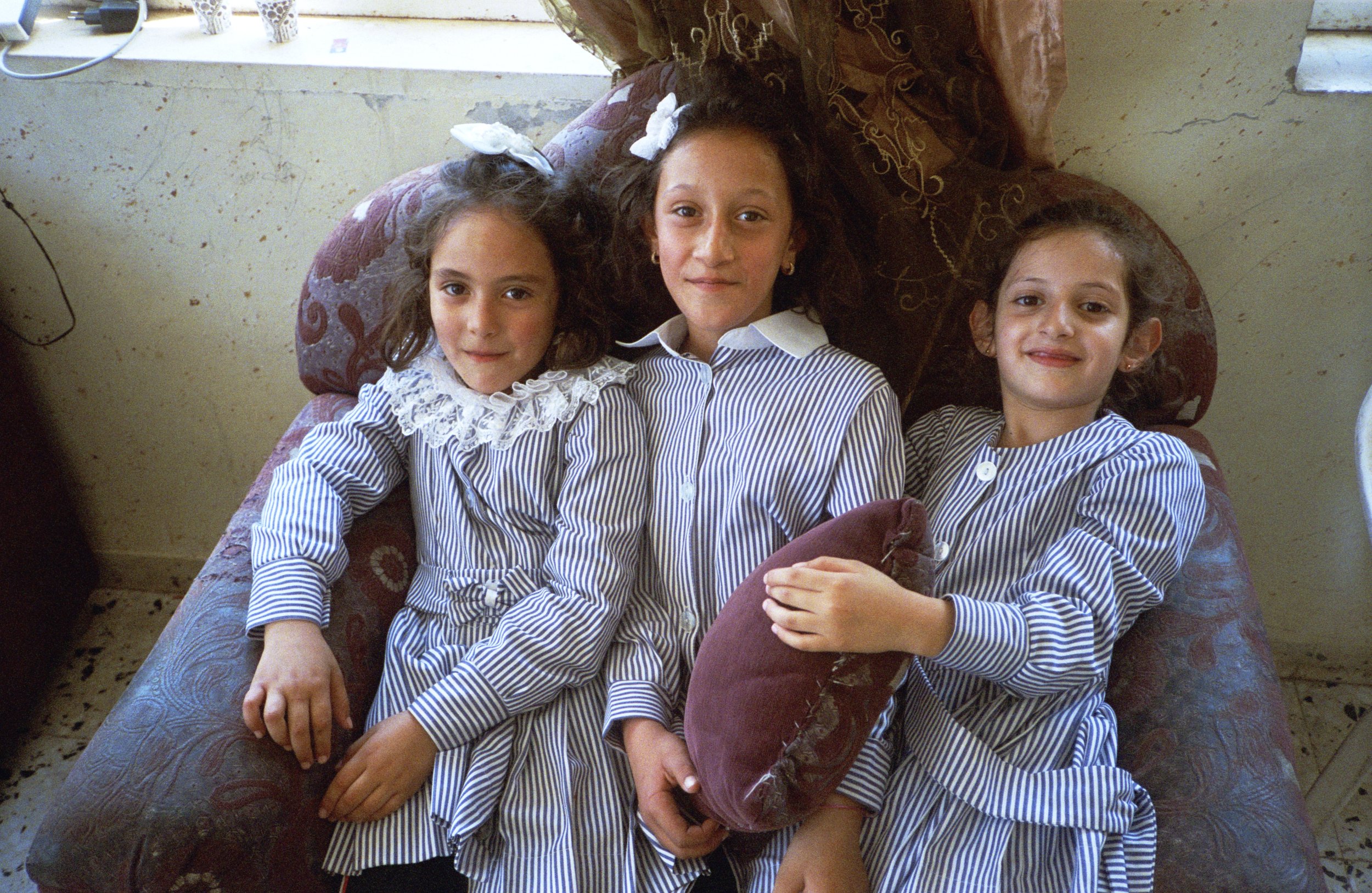 Cousins, ad-Dhahiriya, Al-Khalil (Hebron), Palestine, 2018