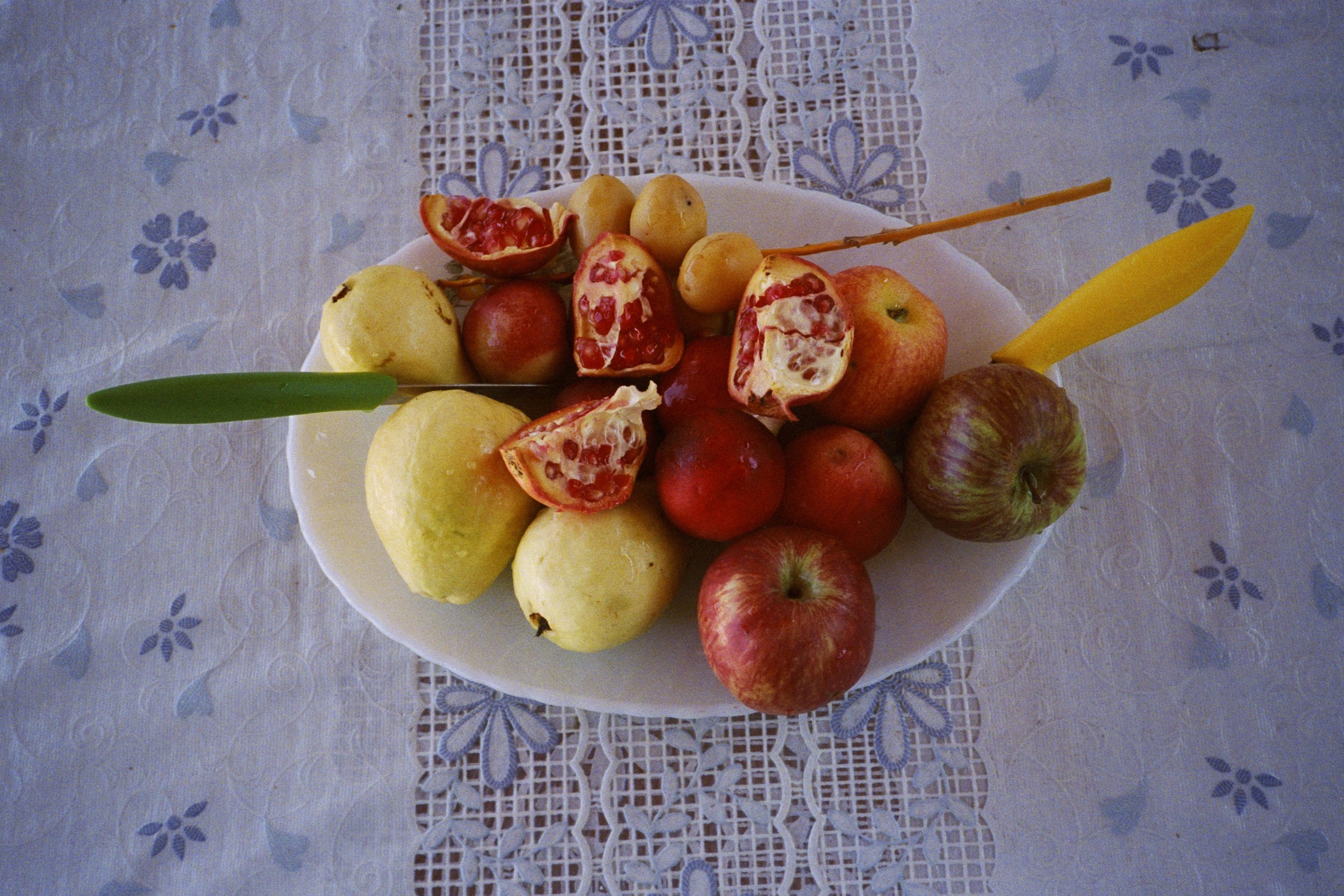 Fruit Plate, Nablus, Palestine, 2018