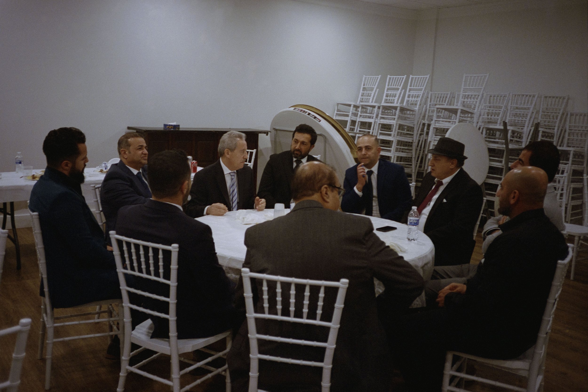 Circle of Palestinian Men, 2024
