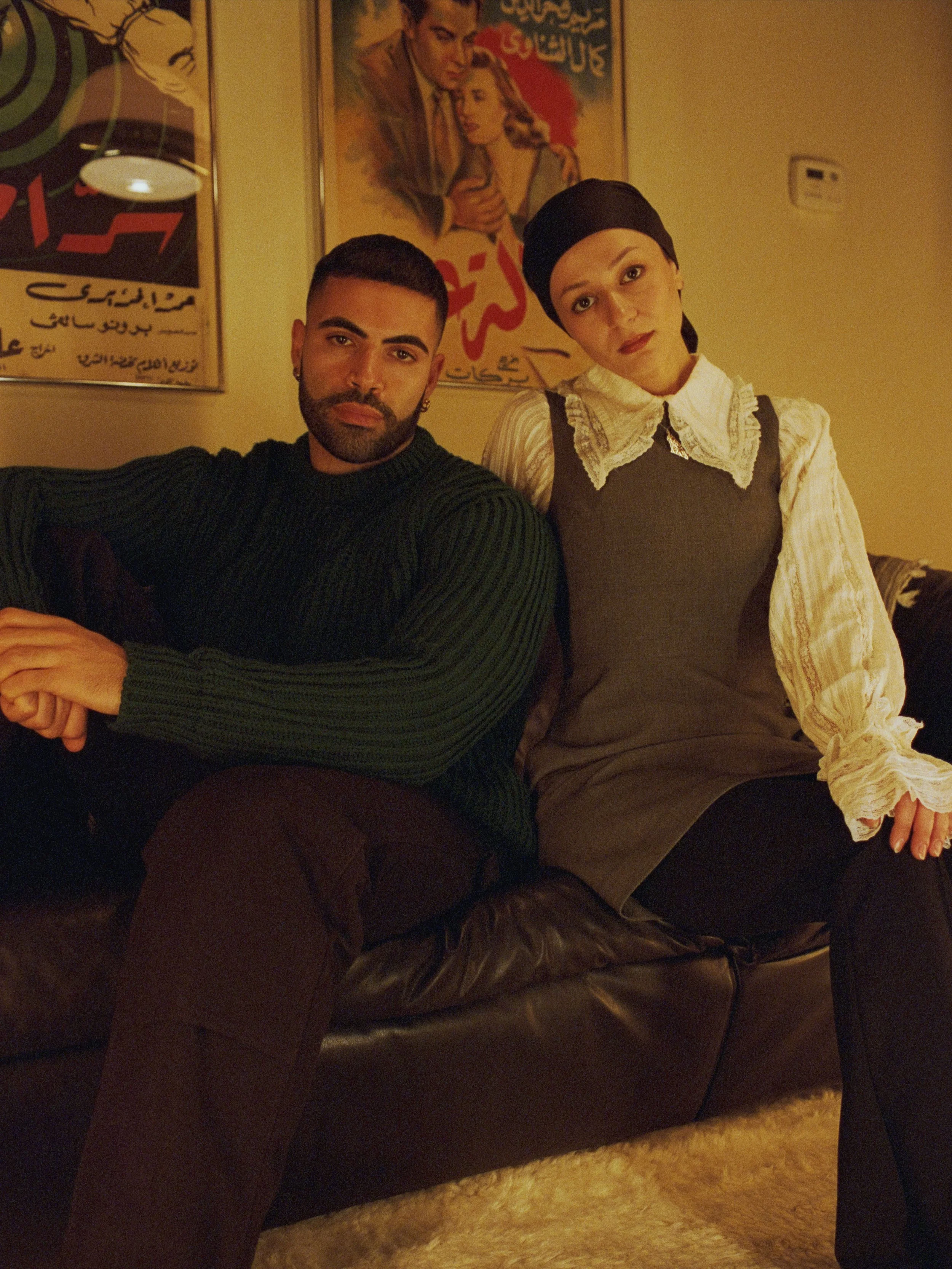 Two Gazan Friends (Moe and Noor), 2023
