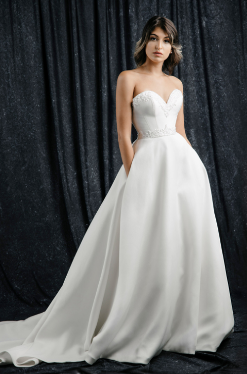 dando london beaded dress Lotus Threads 23194 Wedding Gown – Luxe Redux Bridal main image 1