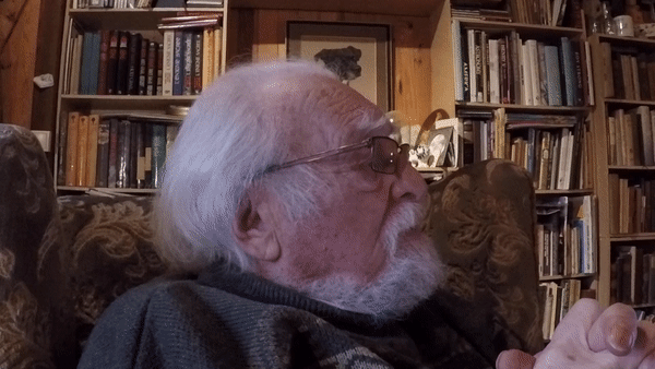 Henry Lincoln Library, France - Henry Lincoln Speaks - YouTube gif for Heretic Author Allysha Lavino - History Mystery - Real Life Magic.gif
