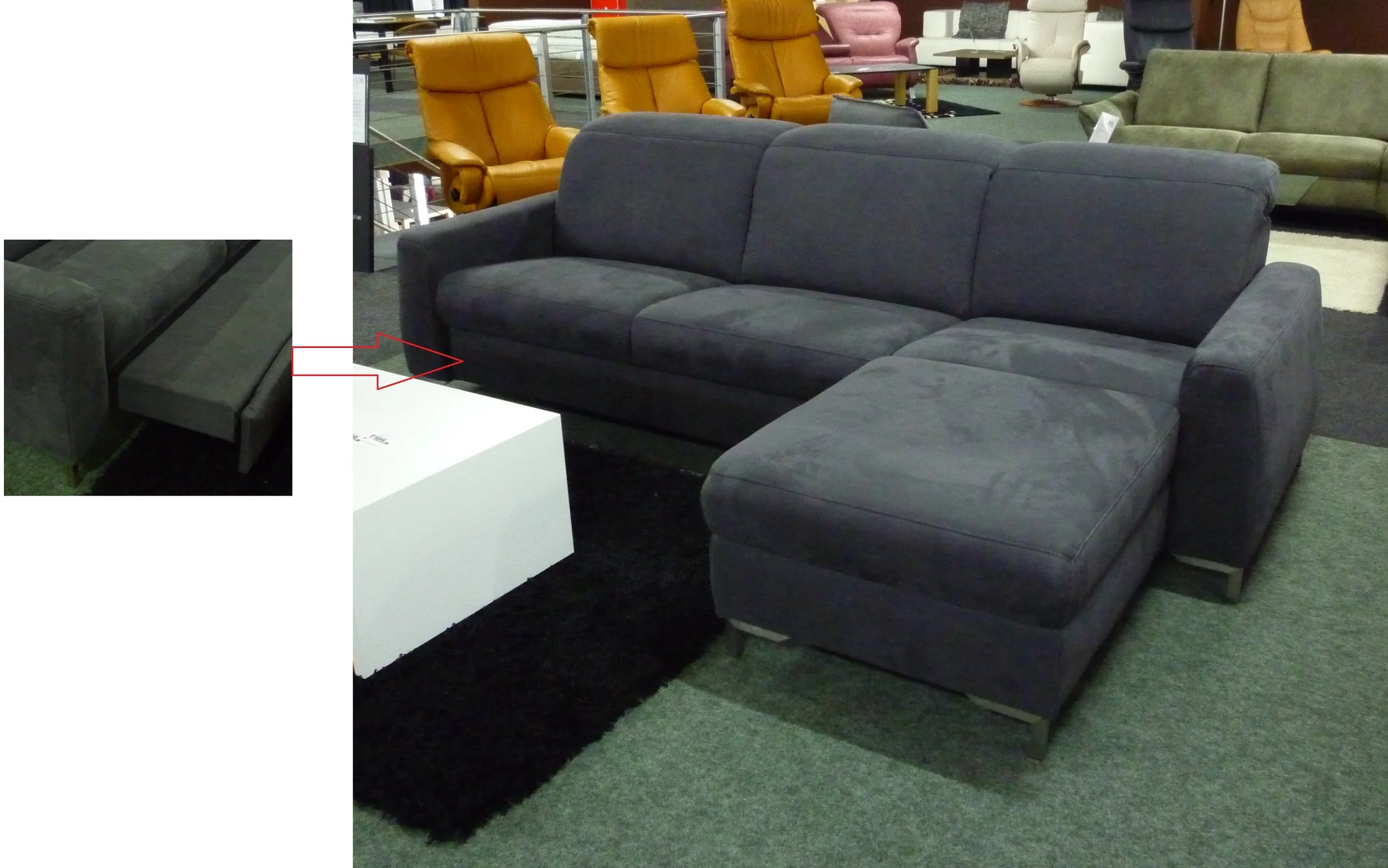 Canapé “HIMOLLA” avec méridienne