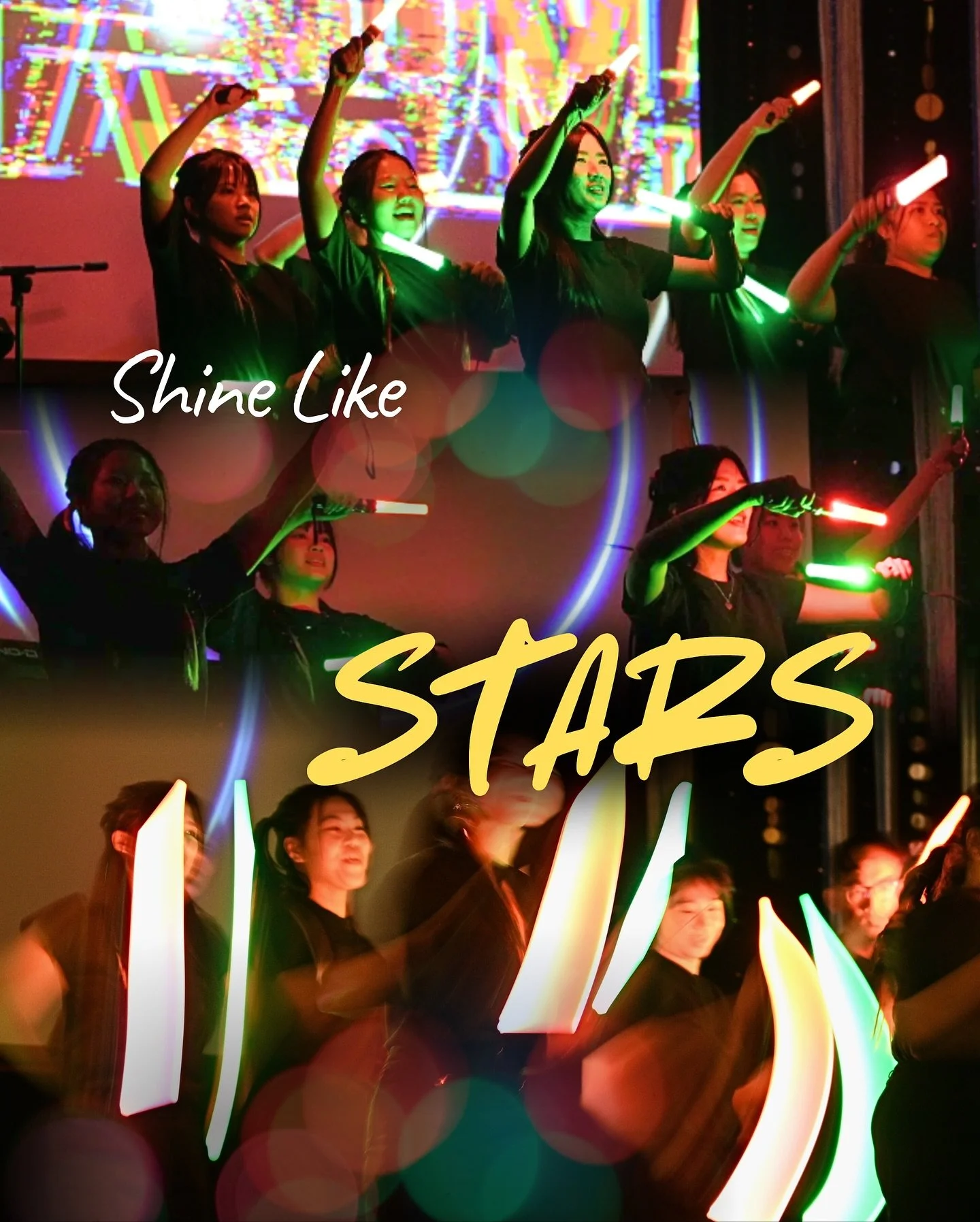 Shine Like Stars was a BLAST!!! ⭐️
What an unforgettable night of worship, creativity, and community!
The message reminded us that we’re the light of the world — shining not just what’s good, but shining GOD wherever we go 🔥