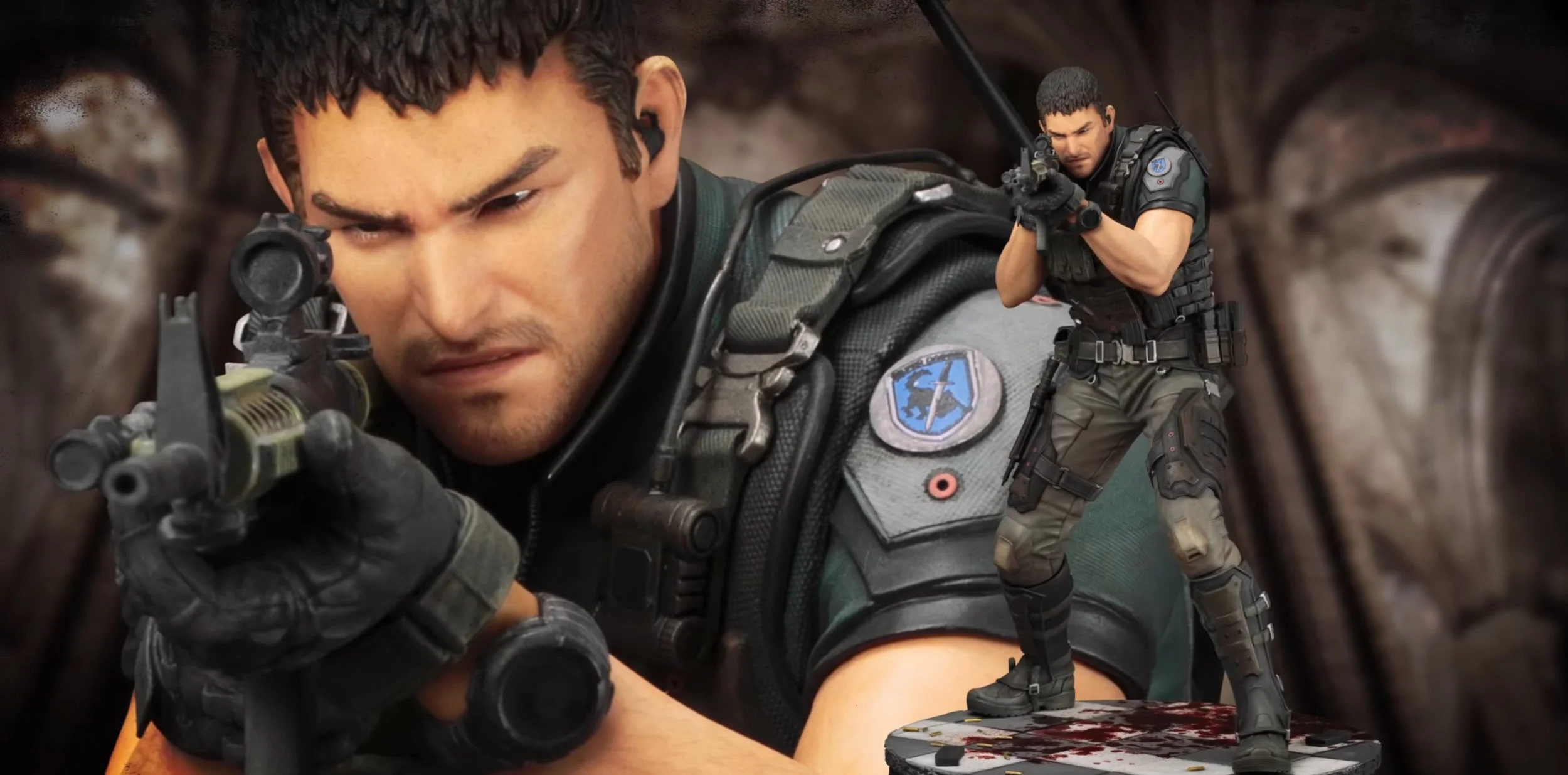 Get Wallpaper Resident Evil Vendetta Chris Redfield Artfx Statue Will Desu Free HD
