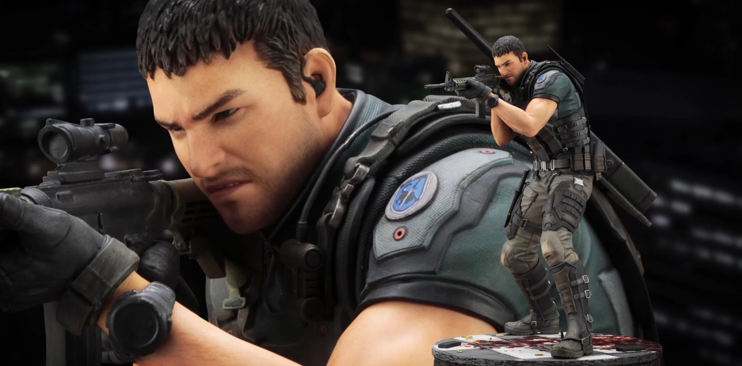 Wallpaper Resident Evil Vendetta Chris Redfield Artfx Statue Will Desu Desktop Wallpaper