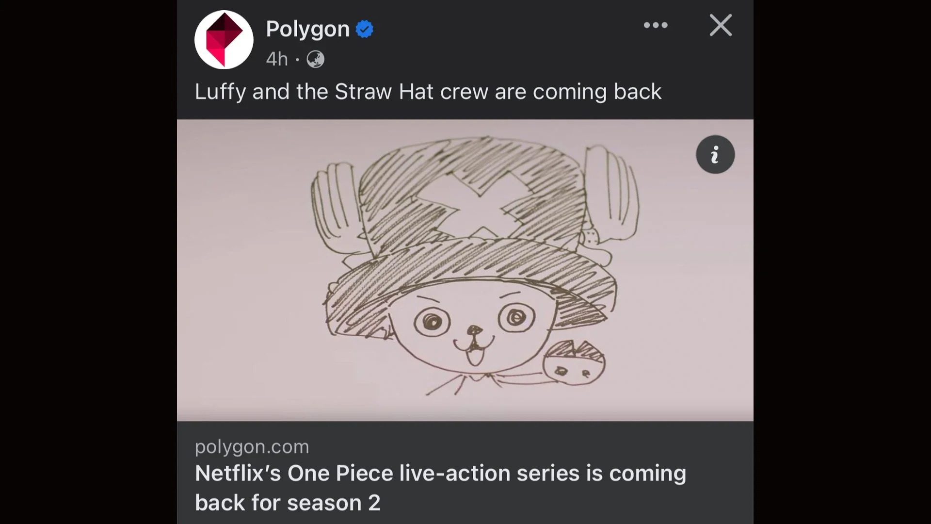 Making headlines over on Polygon with our Netflix One Piece Season 2 video!