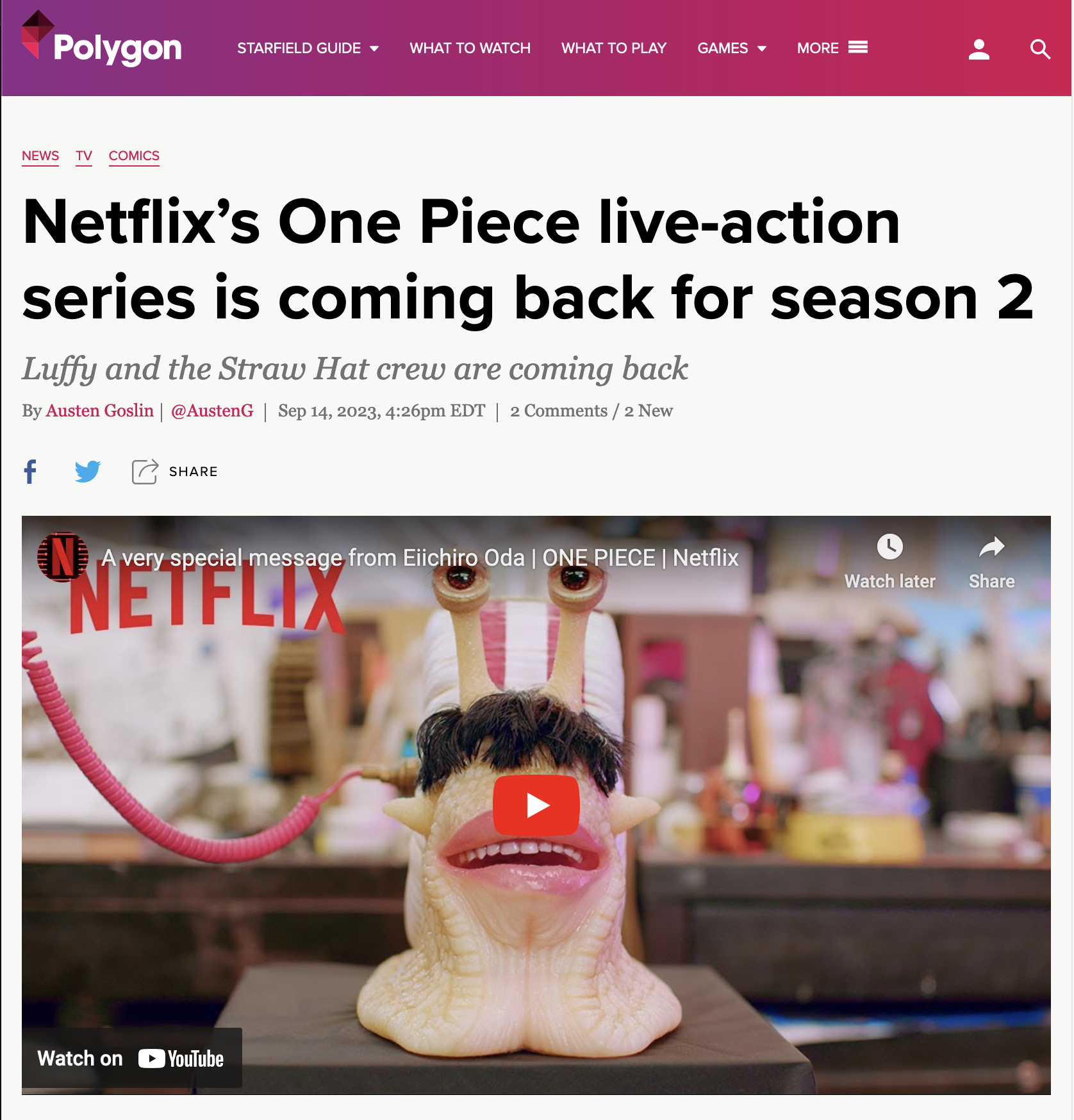 Netflix's live-action One Piece cuts major character development - Polygon