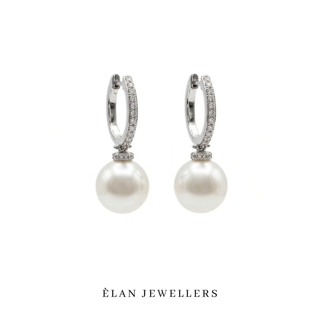 Pearl & Diamond  Earrings