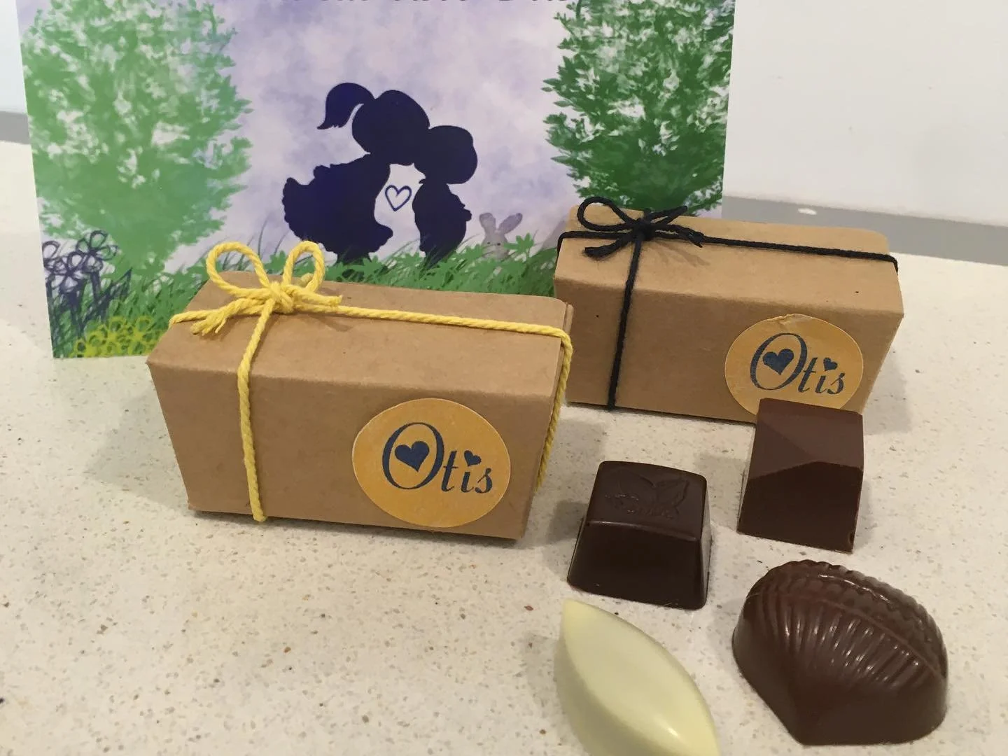 Exact 7 maanden geleden kwam lachebekje Otis ter wereld. Met chocolade als traktatie, tovert hij bij ieder een glimlach op hun gezicht. Met veel dank aan de liefste ouders van Otis ❤️ #geboortepralines #suikerbonen #birthgift #chocolade #birth #geboo