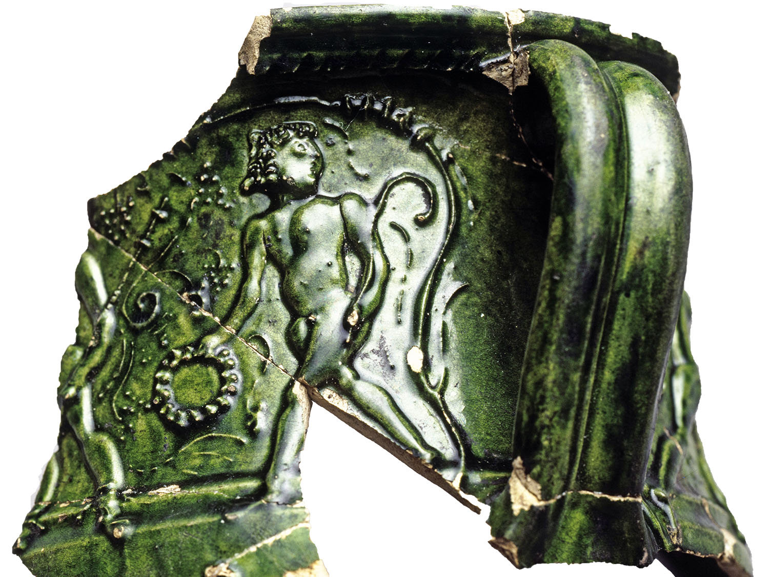 Green glazed cup - pottery from the empire.jpg