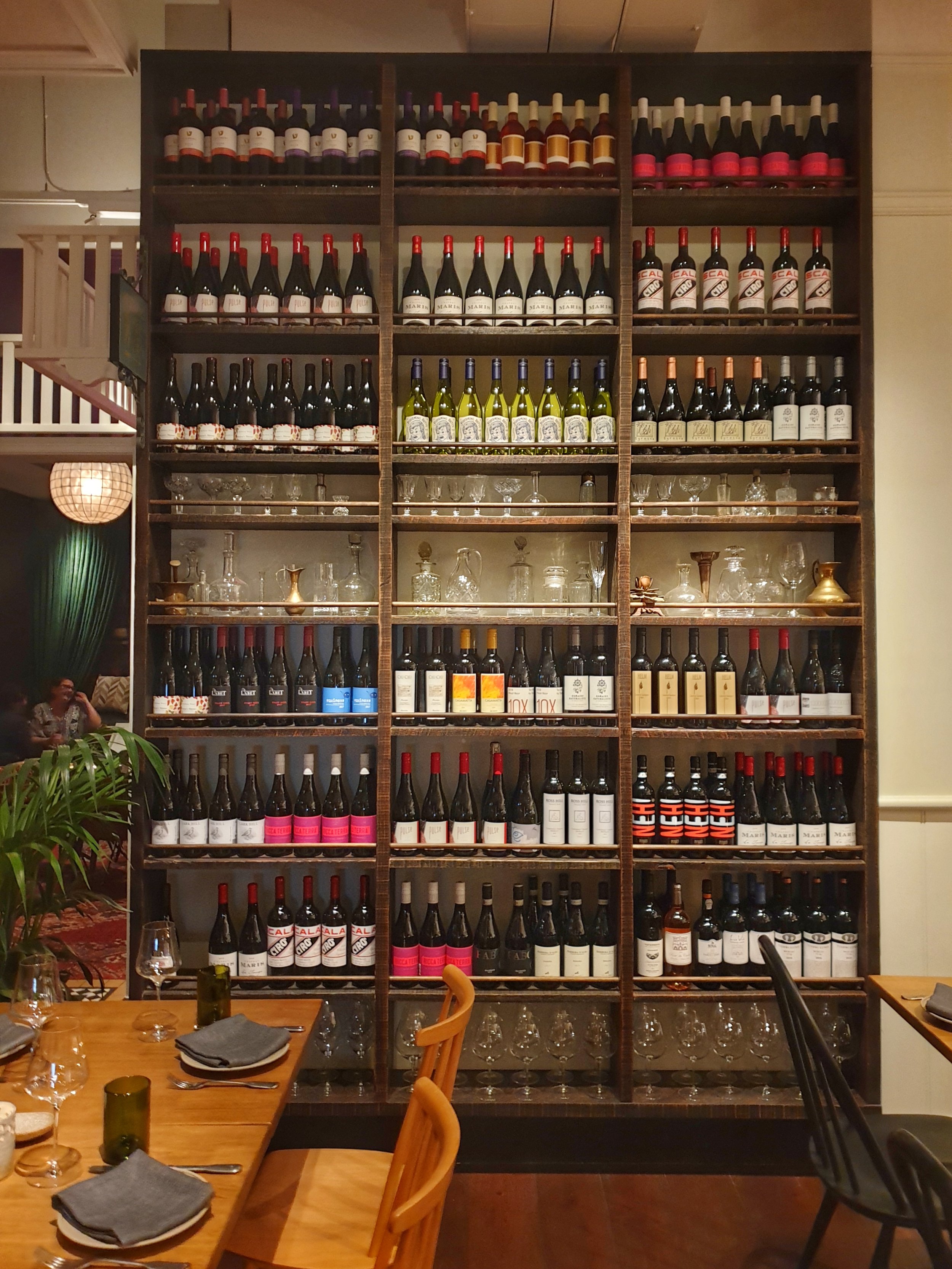 Wine collection Za Za Ta Ovolo Hotels Fortitude Valley 