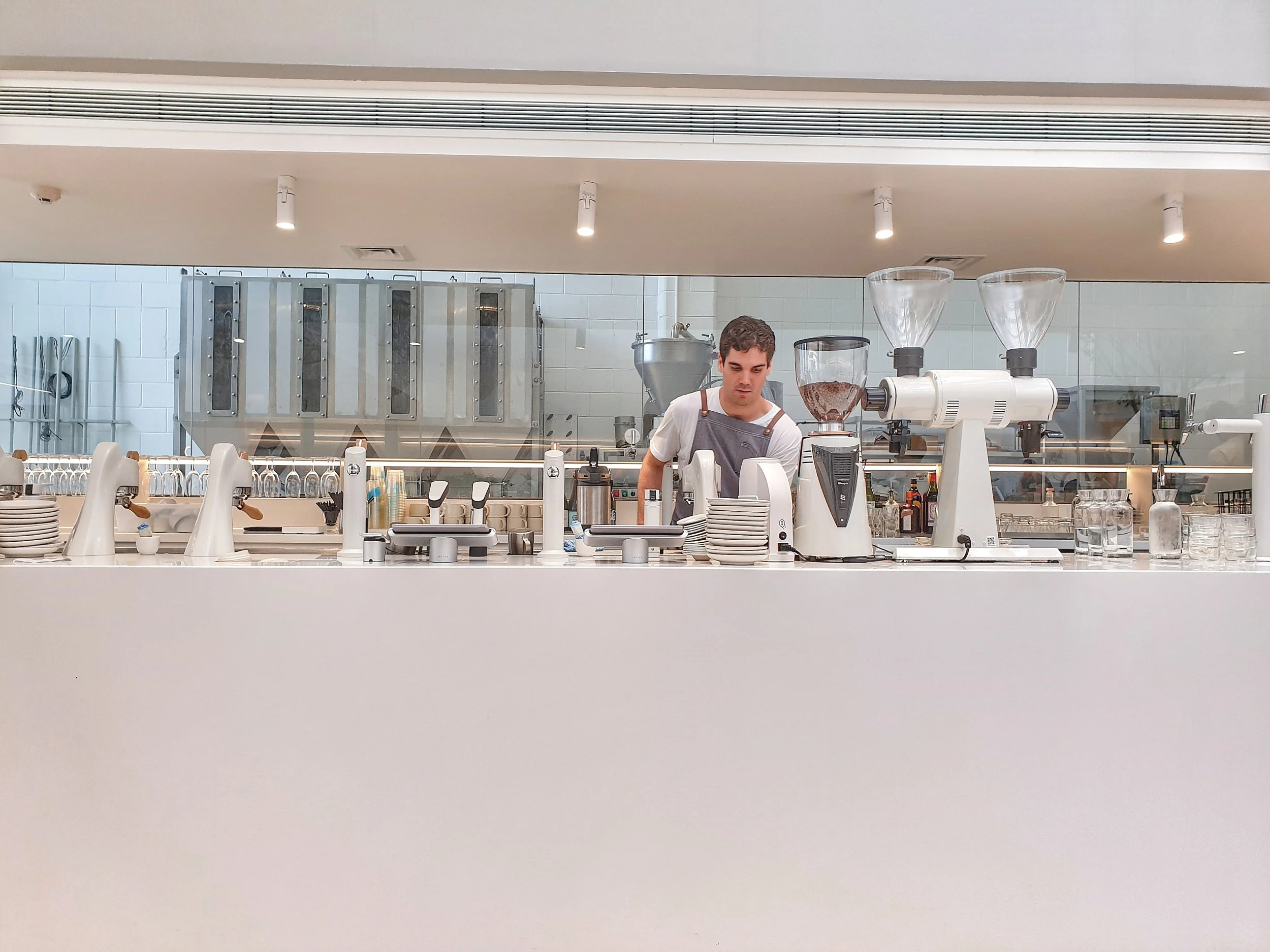 10 metre long state of the art coffee bar. Image by Discover Brisbane