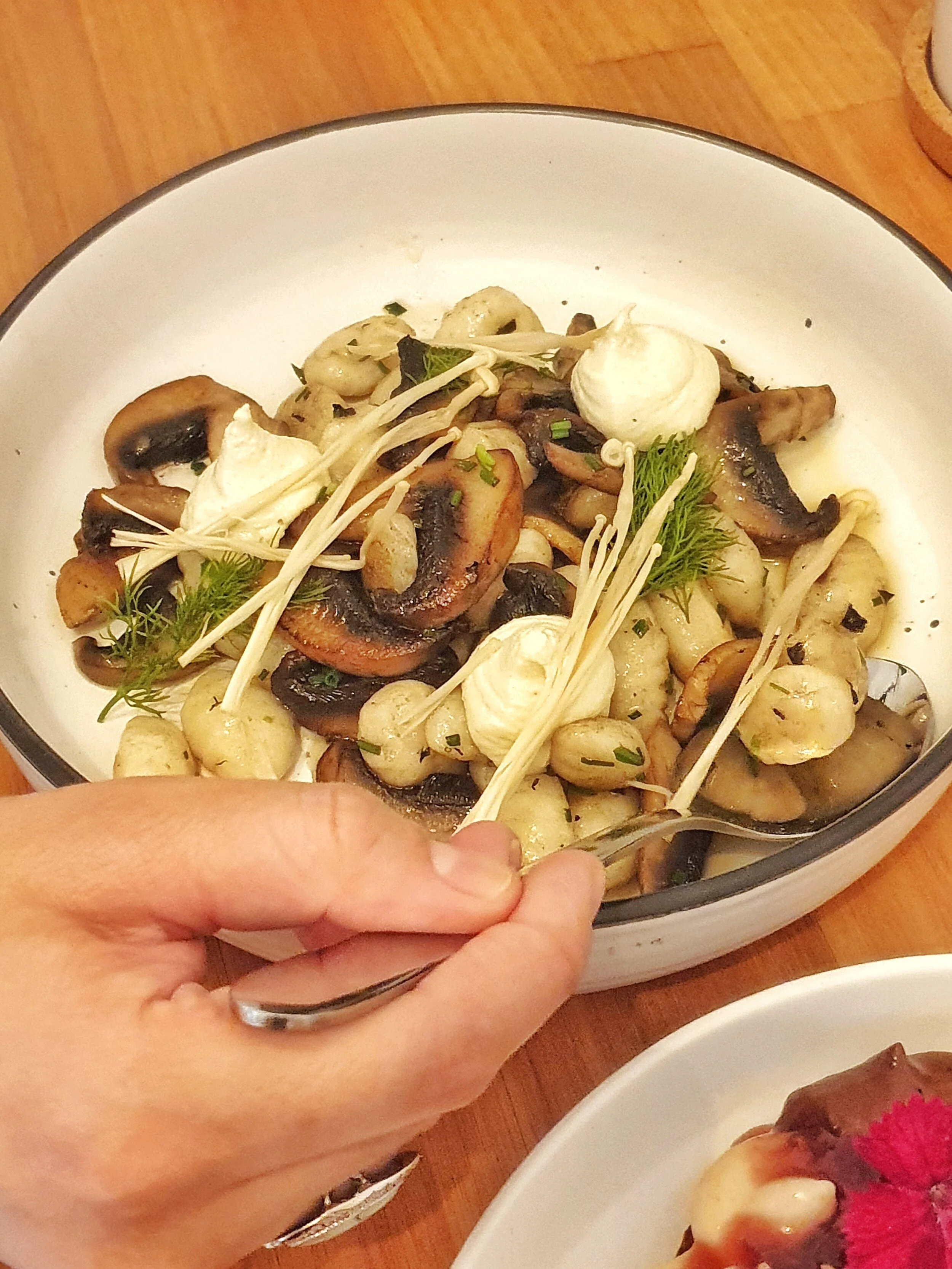 Enoki Gnocchi. Image by @discoverbrisbane