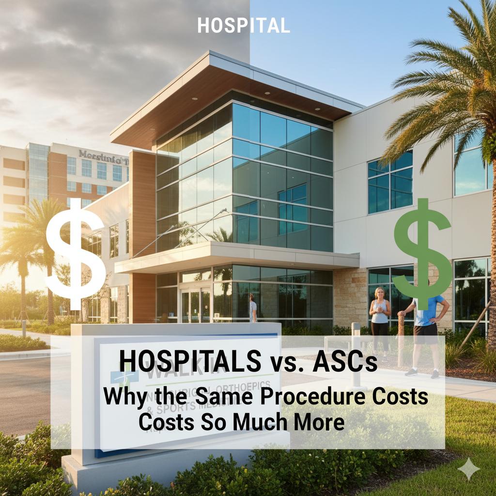 Hospital Outpatient Units vs. ASCs: Why the Same Procedure Costs So Much More
