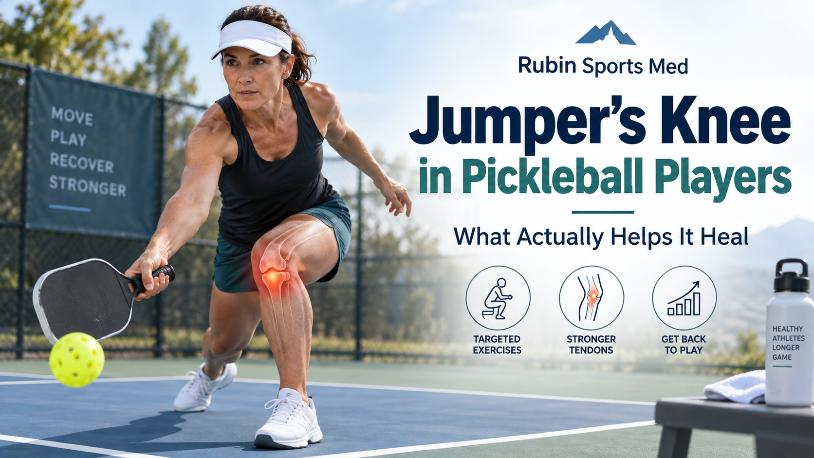 Jumper's Knee in Pickleball Players: What Actually Helps It Heal