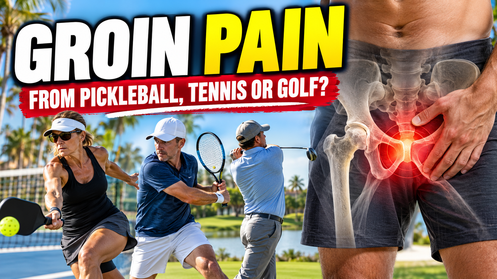 Groin Pain in Pickleball Players: What Is Osteitis Pubis?