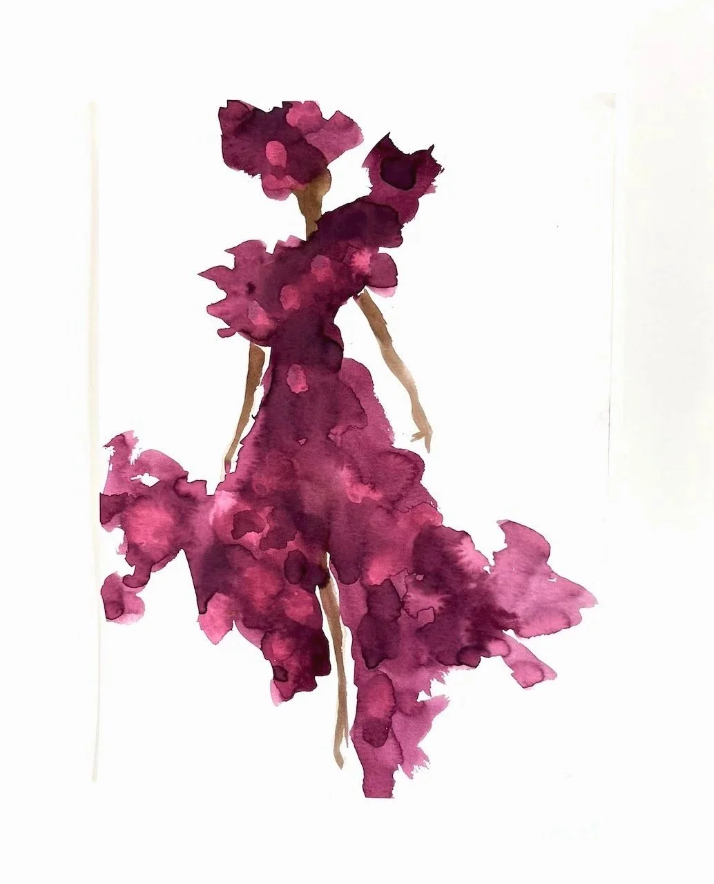 ‘Burgundy’ (2026) by Anne Sanger