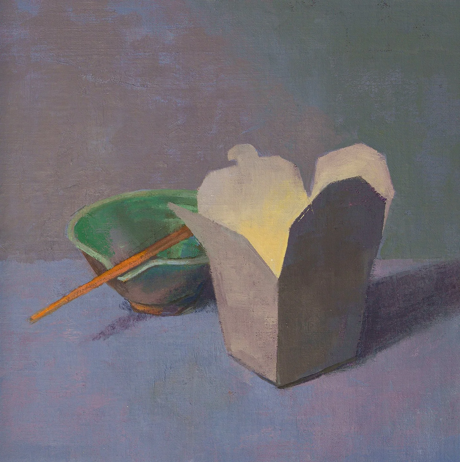 Pamela-Tucker_TakeOut_oil+on+linen_12x12+in_2024_$500.jpg