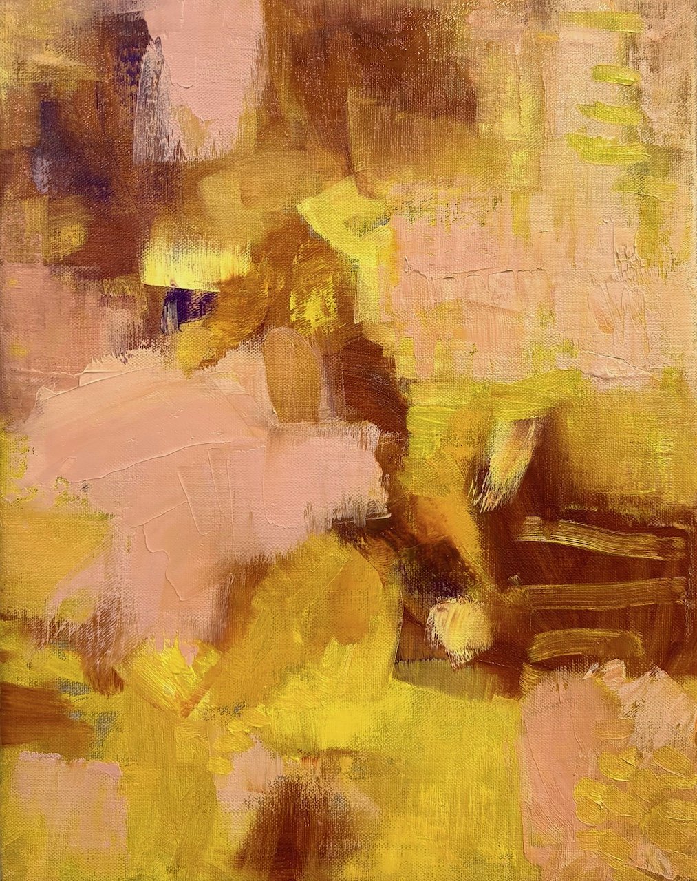 YELLOW STUDY | Peau d'homme I by Anne Sanger - copyright 2026 - 16 x 12 - oil on linen.jpeg