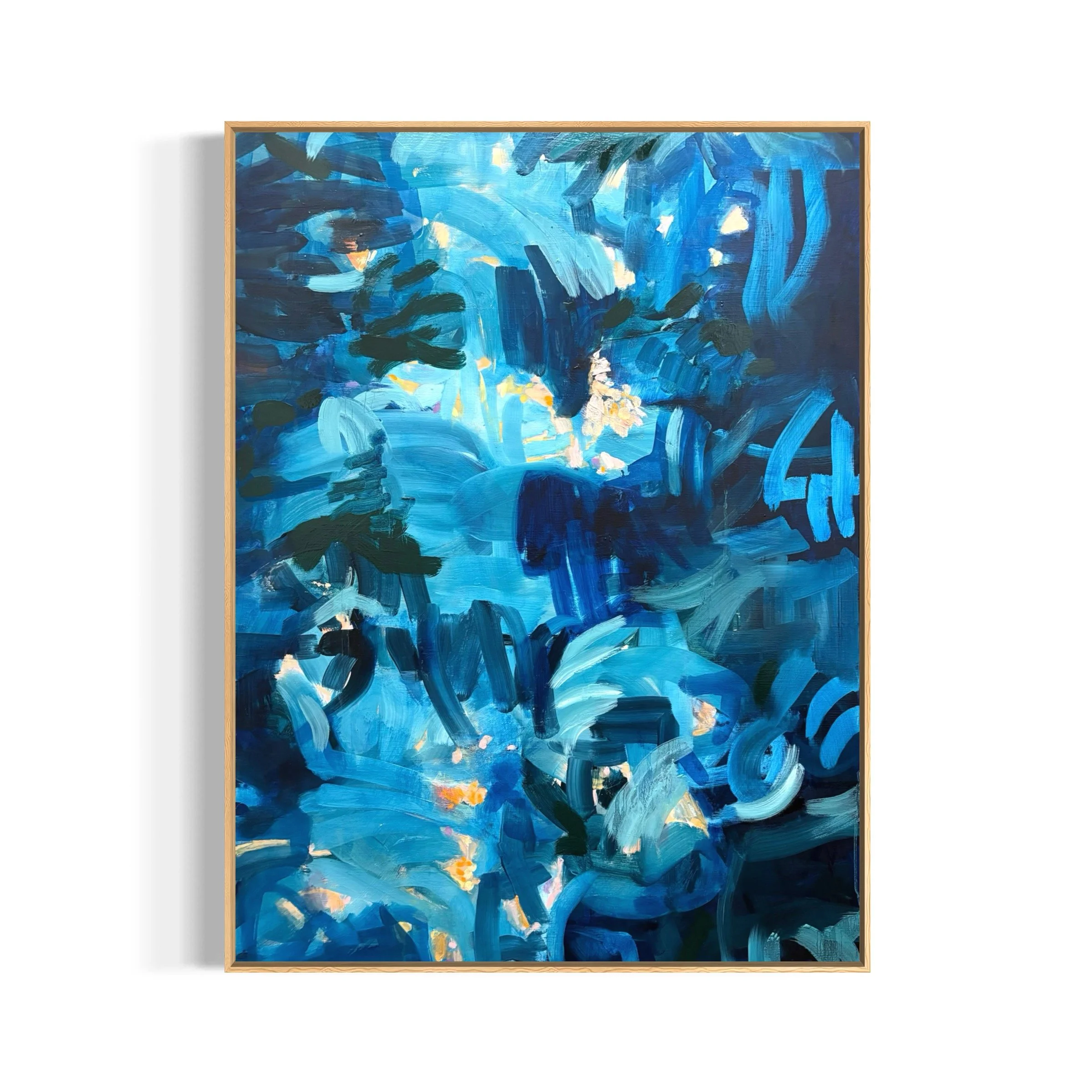 Lounsbury Dawn_on wall-framed.JPG