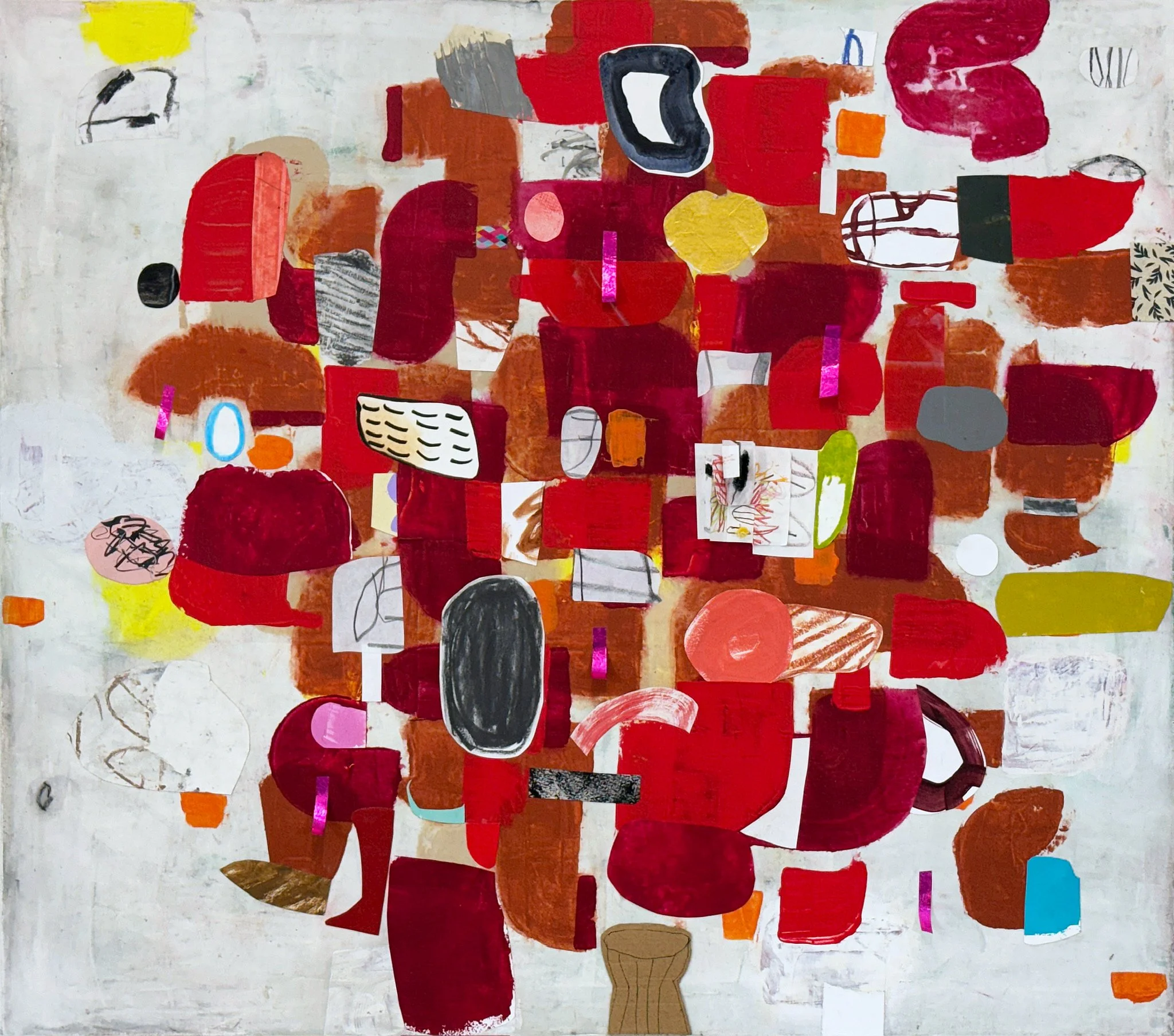 Mimi Young_In Red-2025-30x34-Acrylic and collage on canvas.jpeg