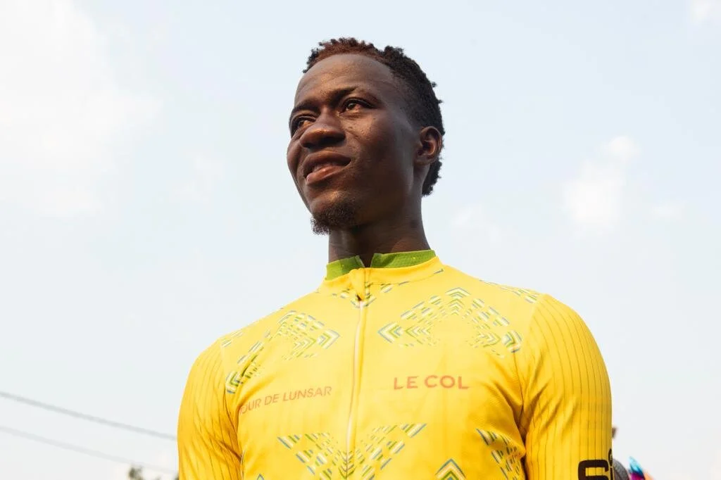  Sorie Koroma rode an incredible race, consistently placing high and taking the overall race lead on the third and final day.  Your 2021 Science In Sport Tour de Lunsar champion. 