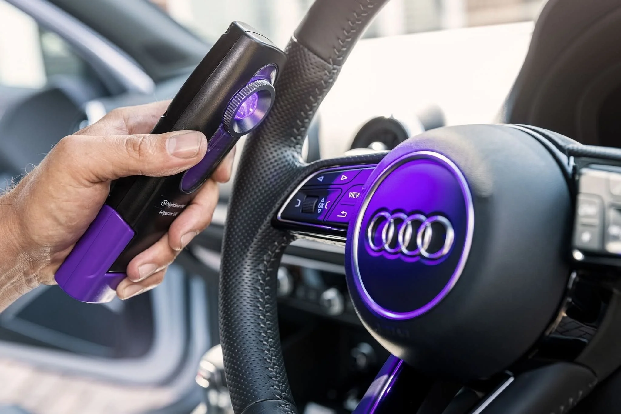 Not everything that matters is visible under normal lighting.

UV inspection helps highlight contamination and residues that standard lighting can miss - especially on interiors that already look clean...

It&rsquo;s another layer of inspection to ma