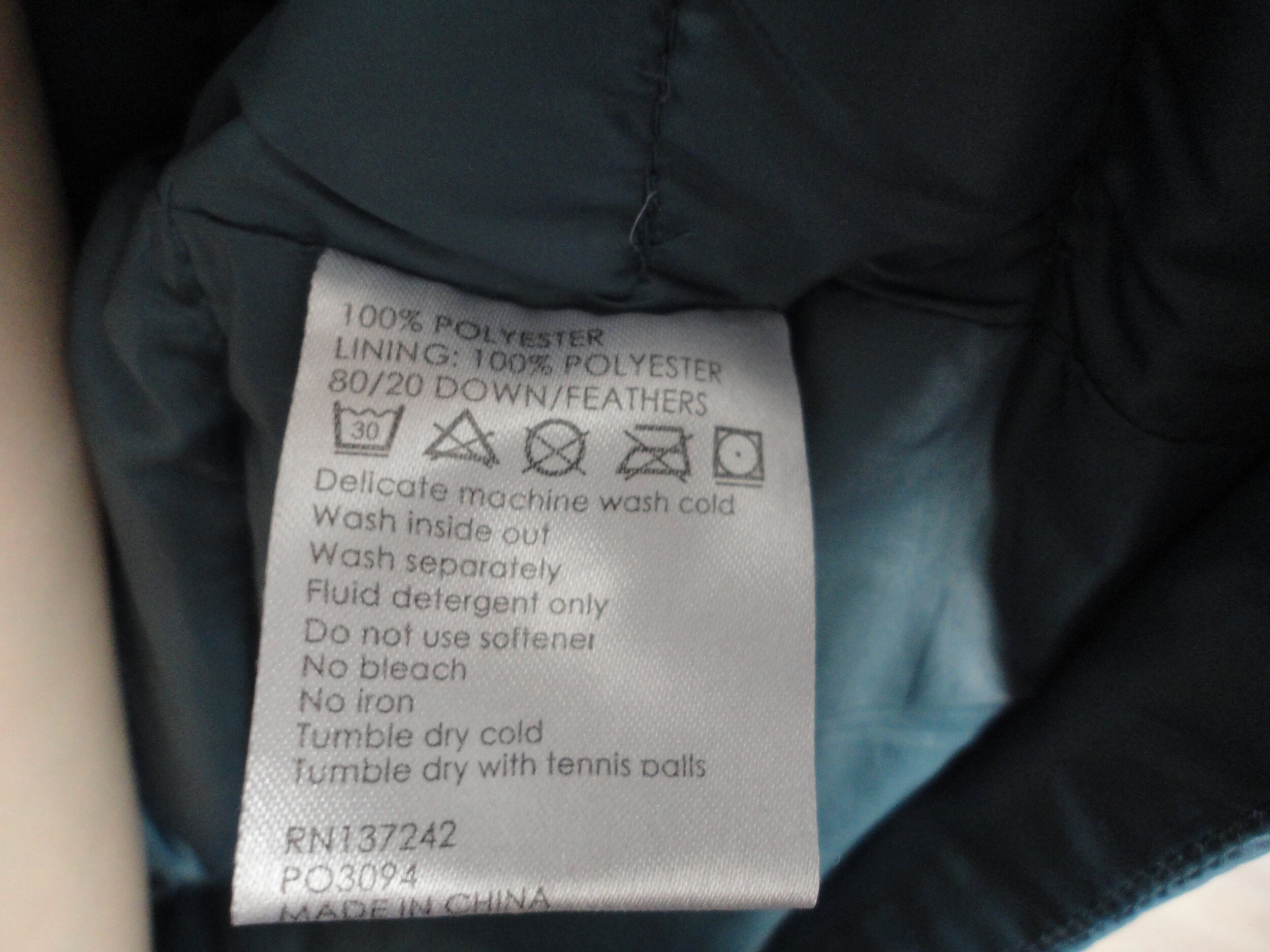 how to tumble dry a down jacket