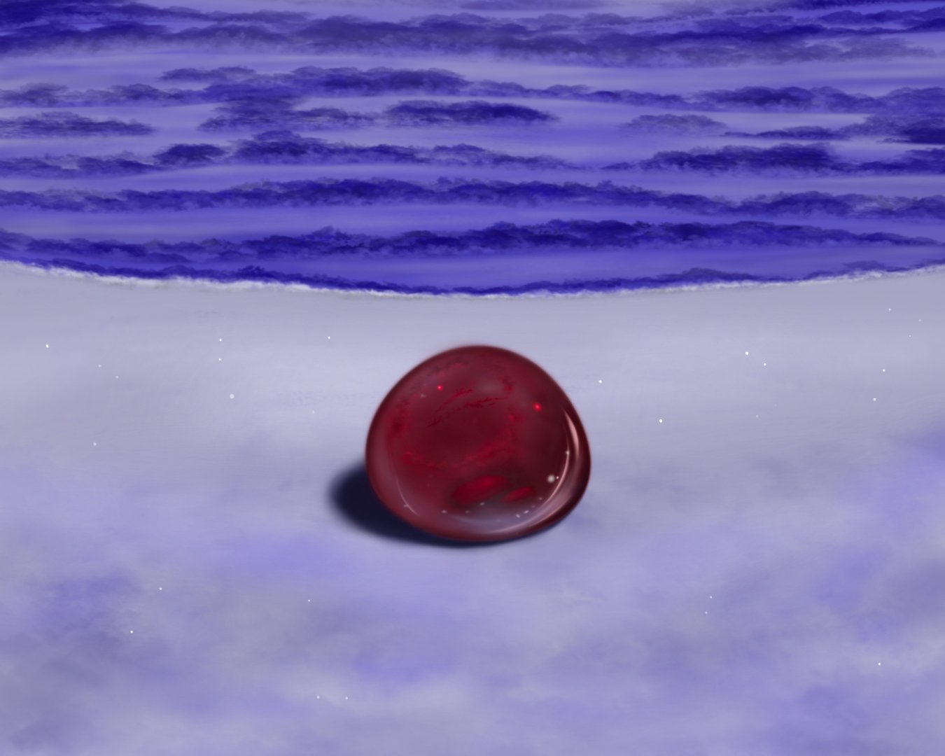 Red jelly gem