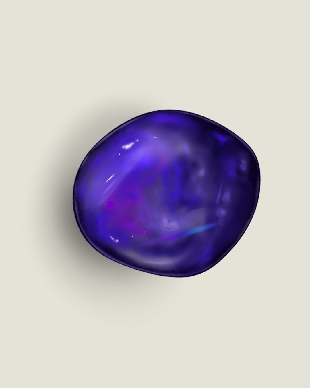 Sombre purple rock