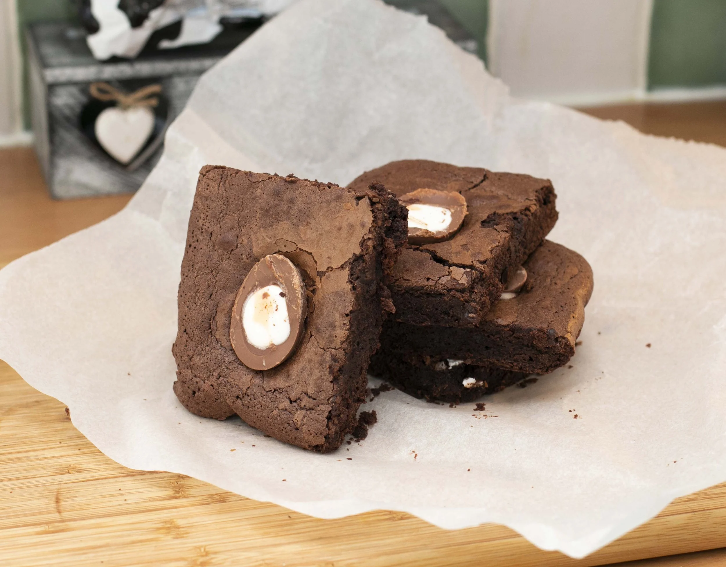 Recipe for Easter - Josh's Creme Egg Brownie
