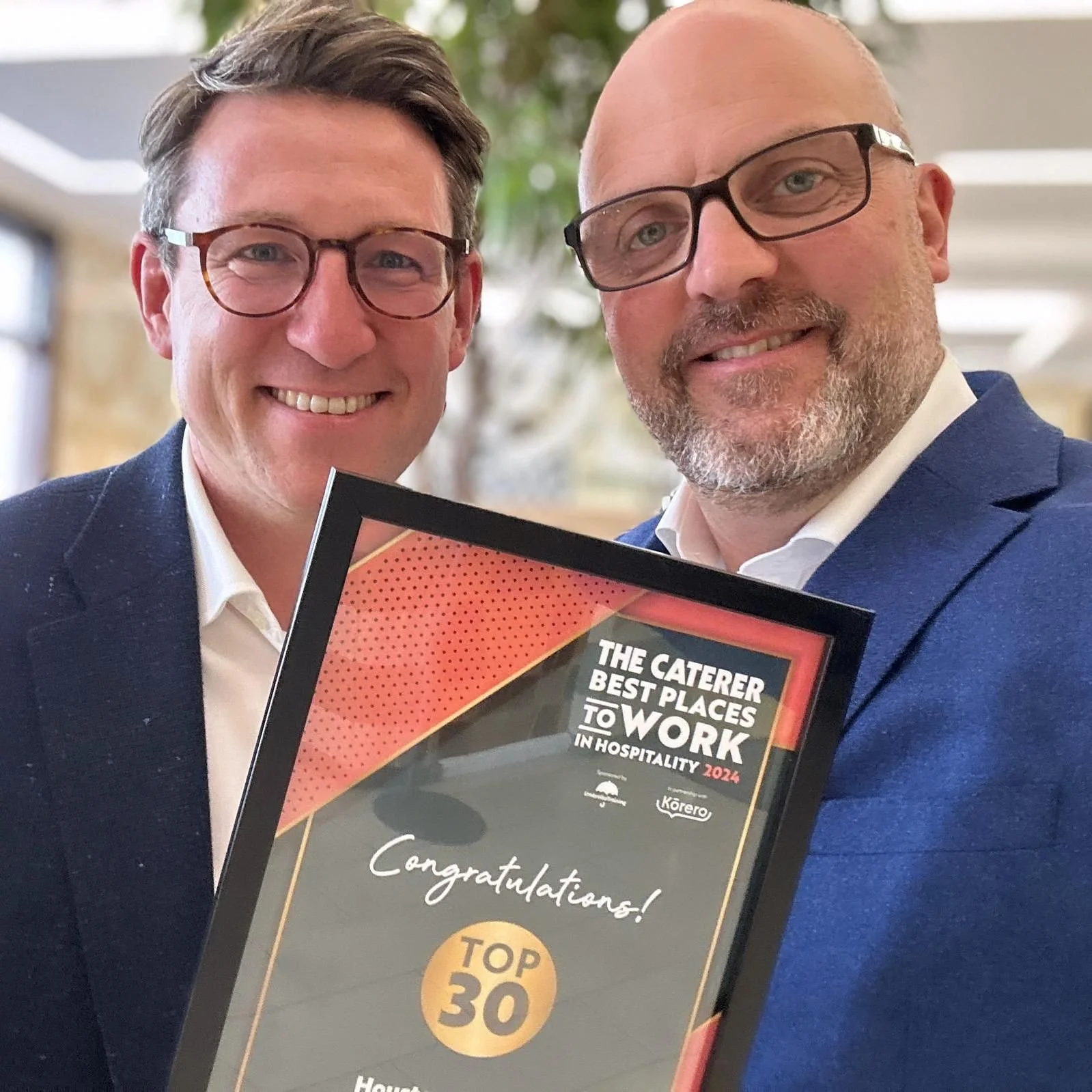 Houston &amp; Hawkes Named One of the Best 30 Places to Work in Hospitality – Two Years Running!